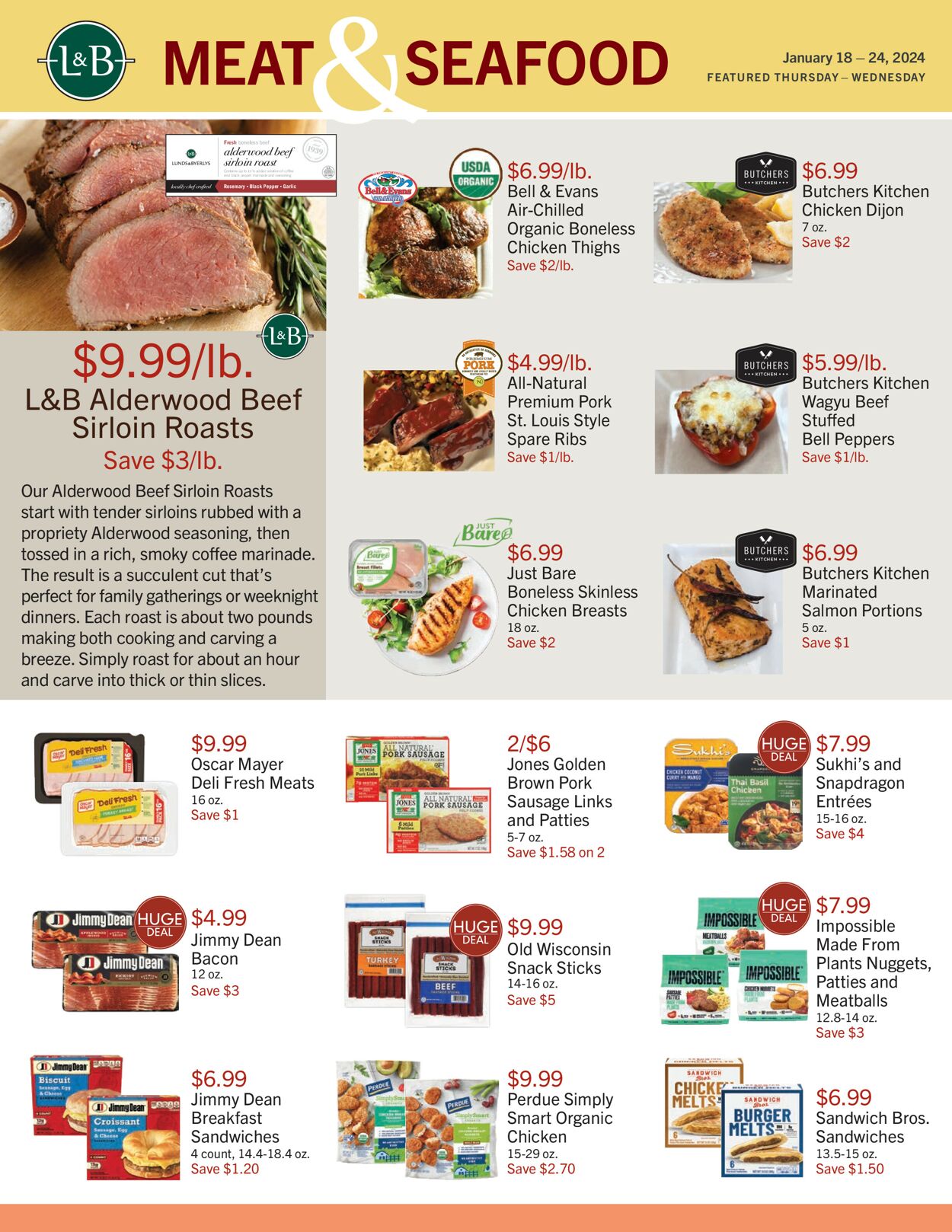 Catalogue Lunds & Byerlys from 01/18/2024