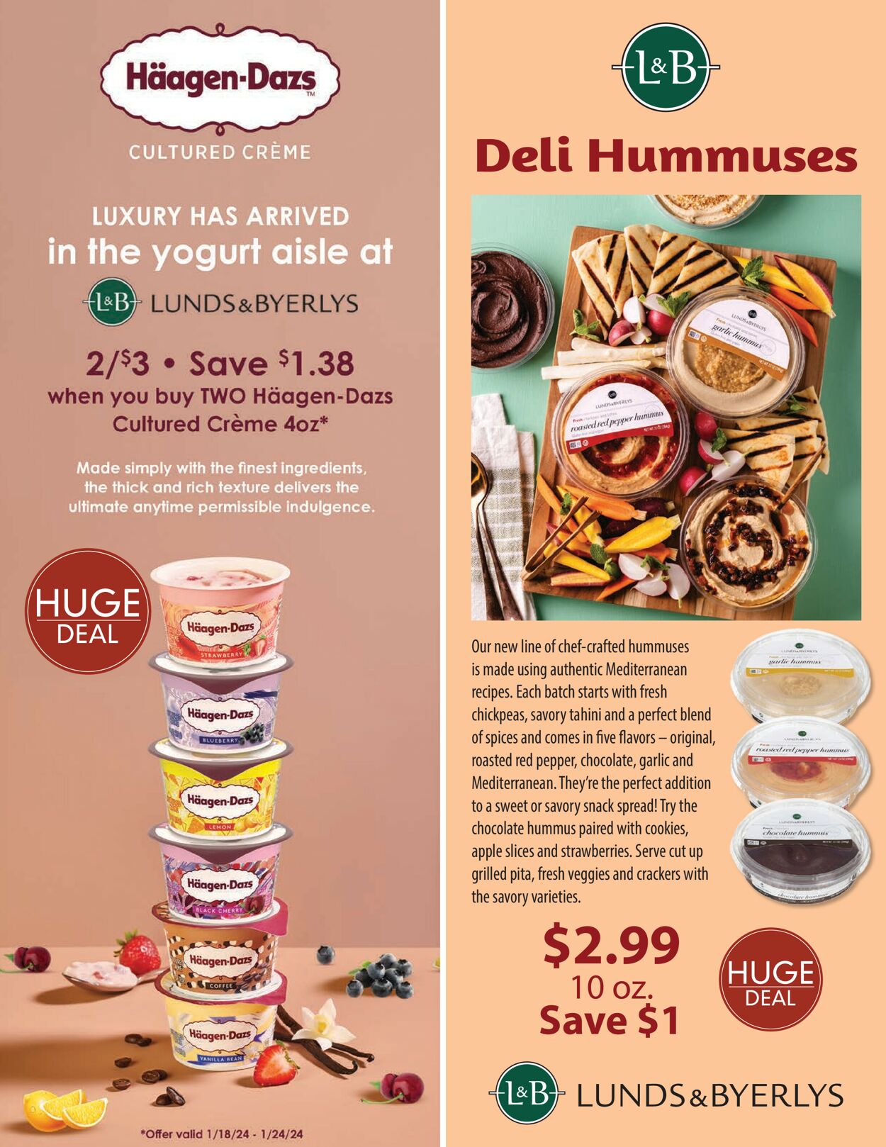Catalogue Lunds & Byerlys from 01/18/2024