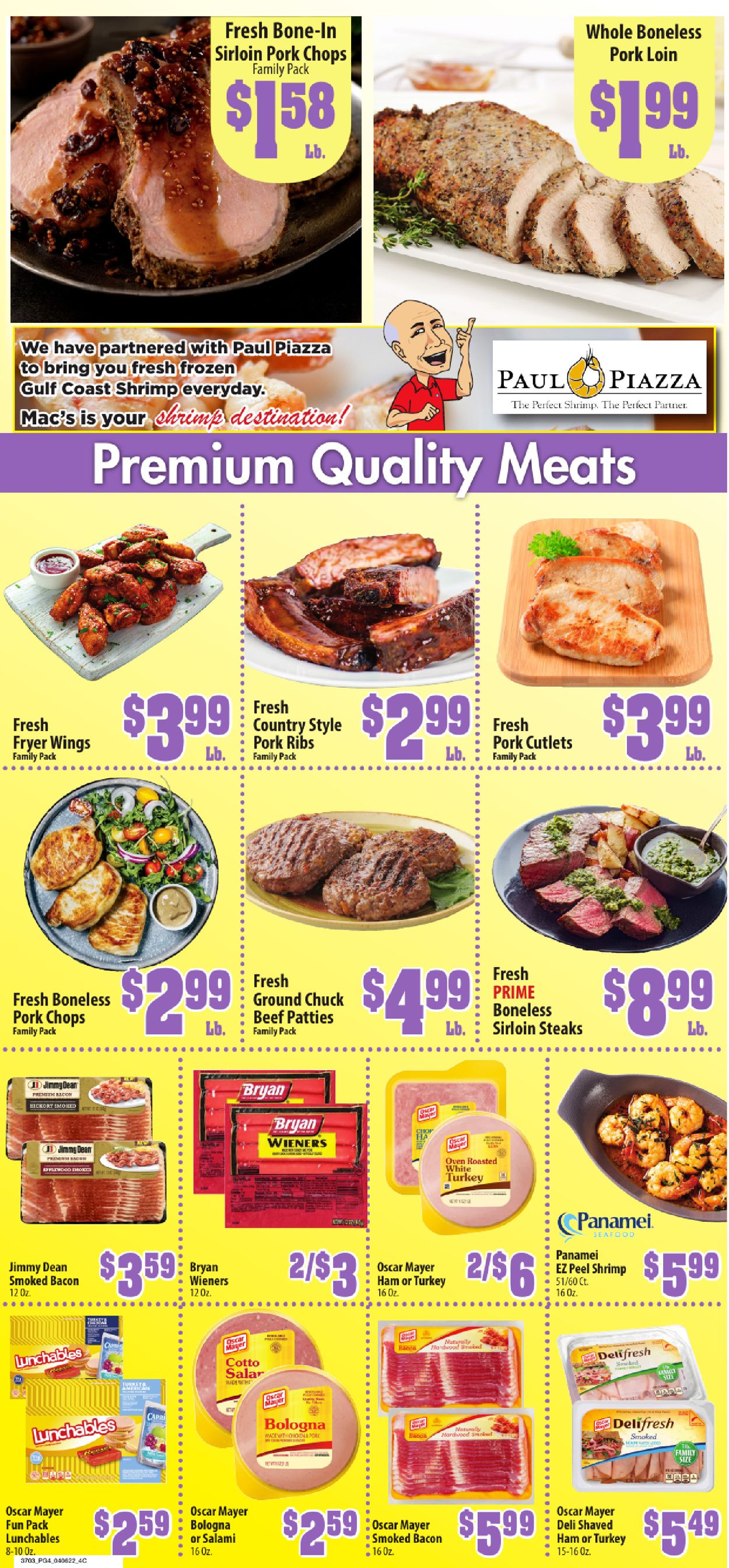 Catalogue Mac's Freshmarket EASTER 2022 from 04/06/2022