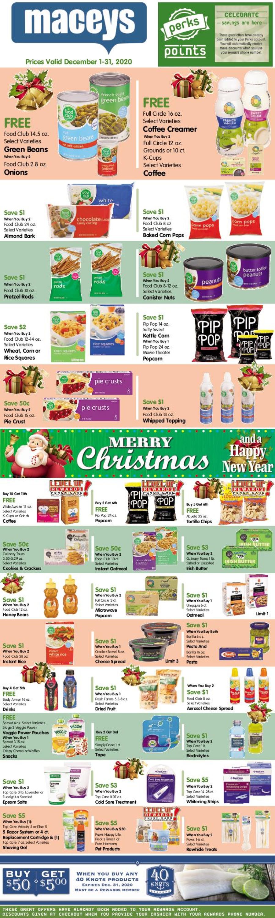 Catalogue Maceys Christmas 2020 from 12/01/2020