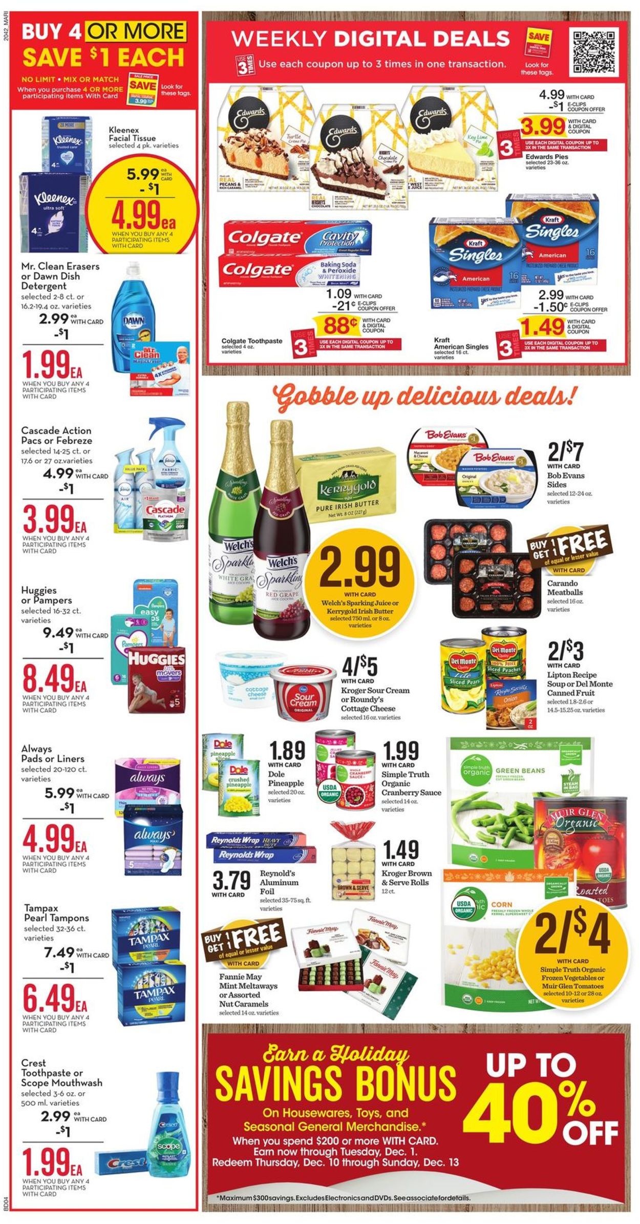 Catalogue Mariano’s Thanksgiving 2020 from 11/18/2020