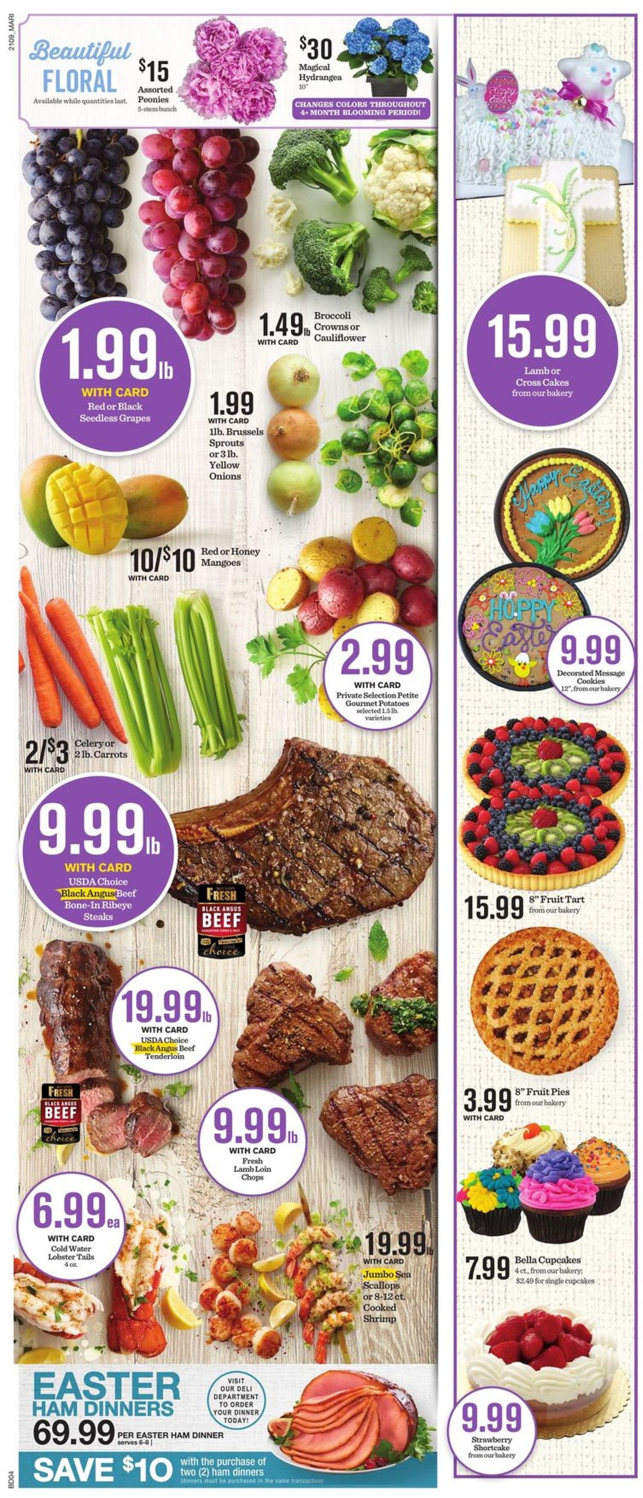 Catalogue Mariano’s Easter 2021 ad from 03/31/2021