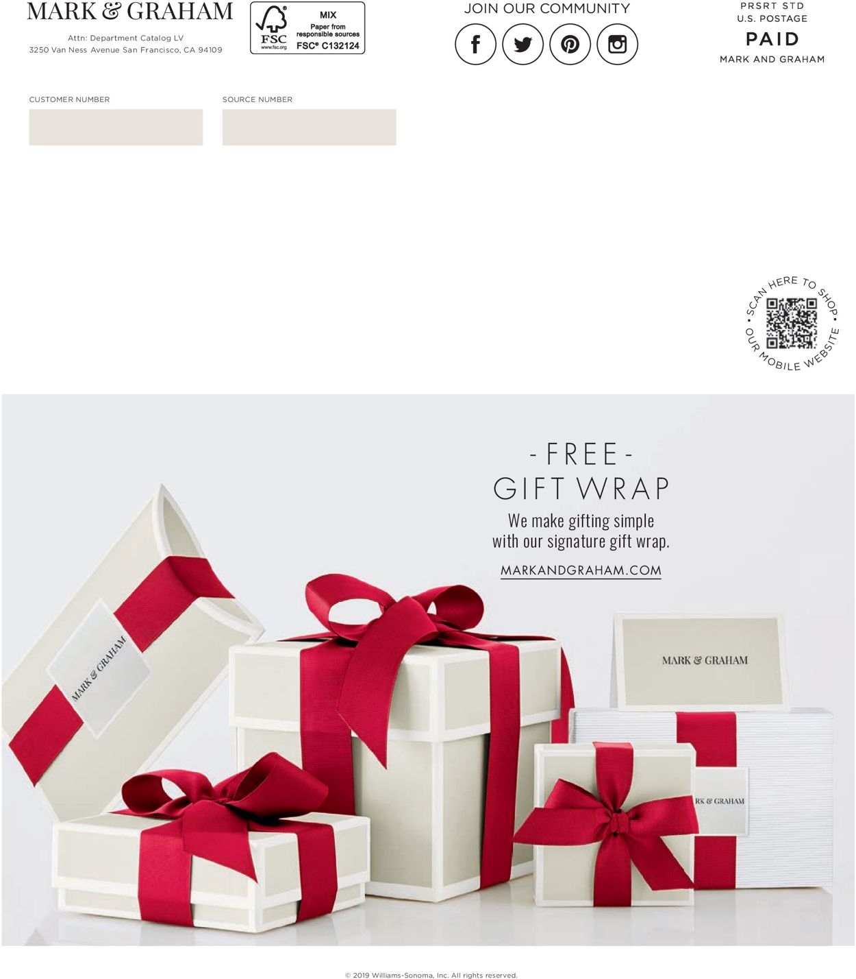 Catalogue Mark and Graham - Holiday Ad 2019 from 11/12/2019