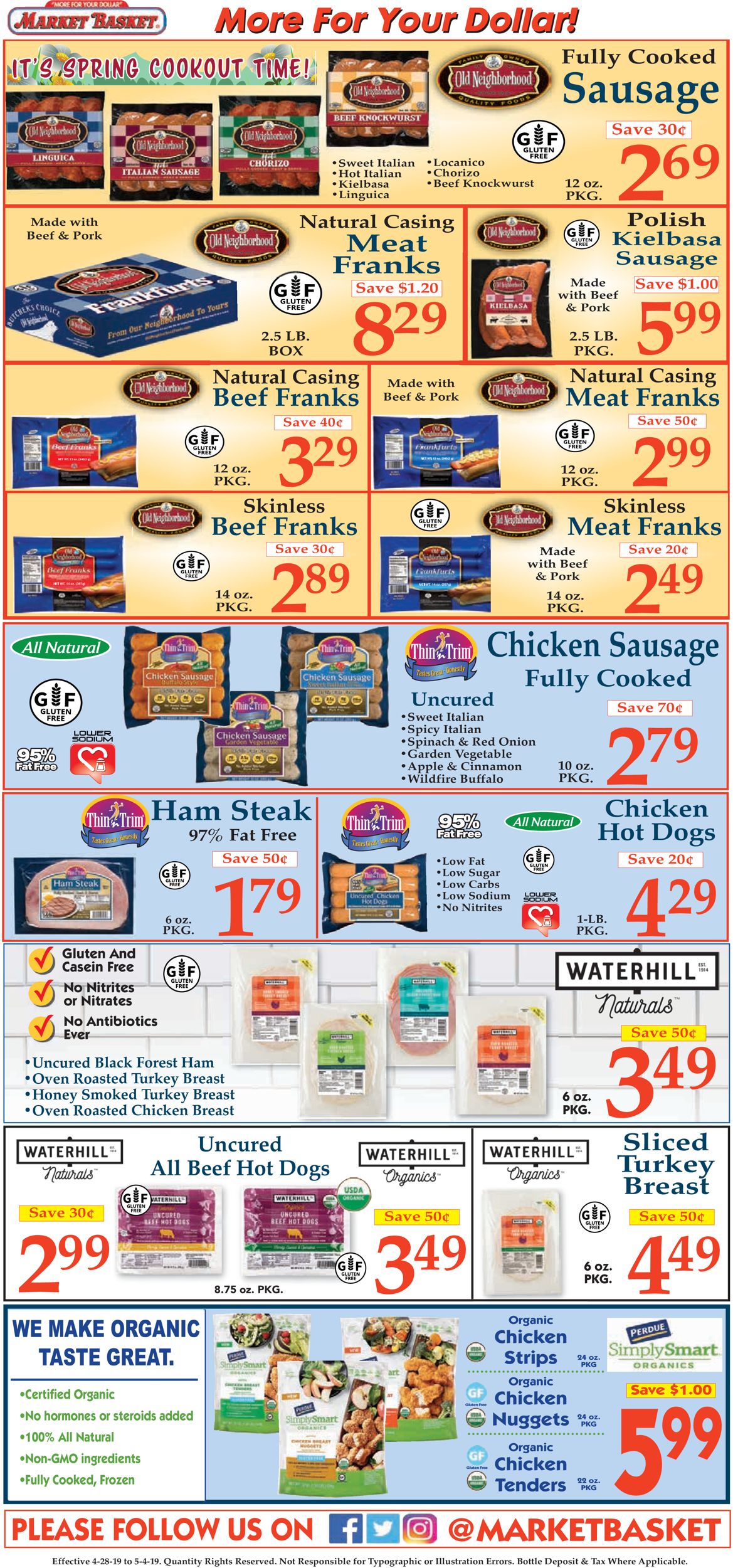 Catalogue Market Basket from 04/28/2019