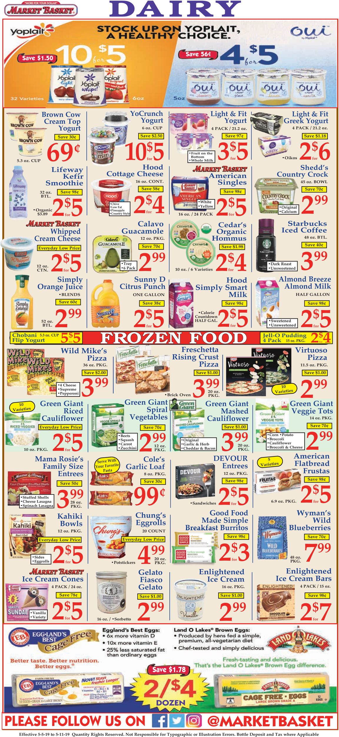 Catalogue Market Basket from 05/05/2019