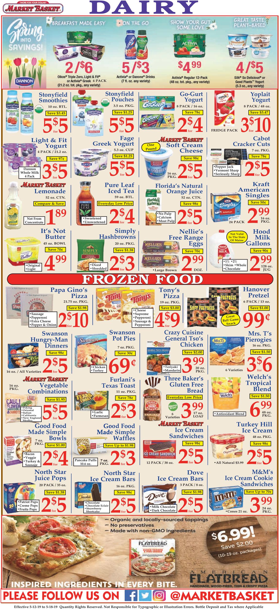 Catalogue Market Basket from 05/12/2019