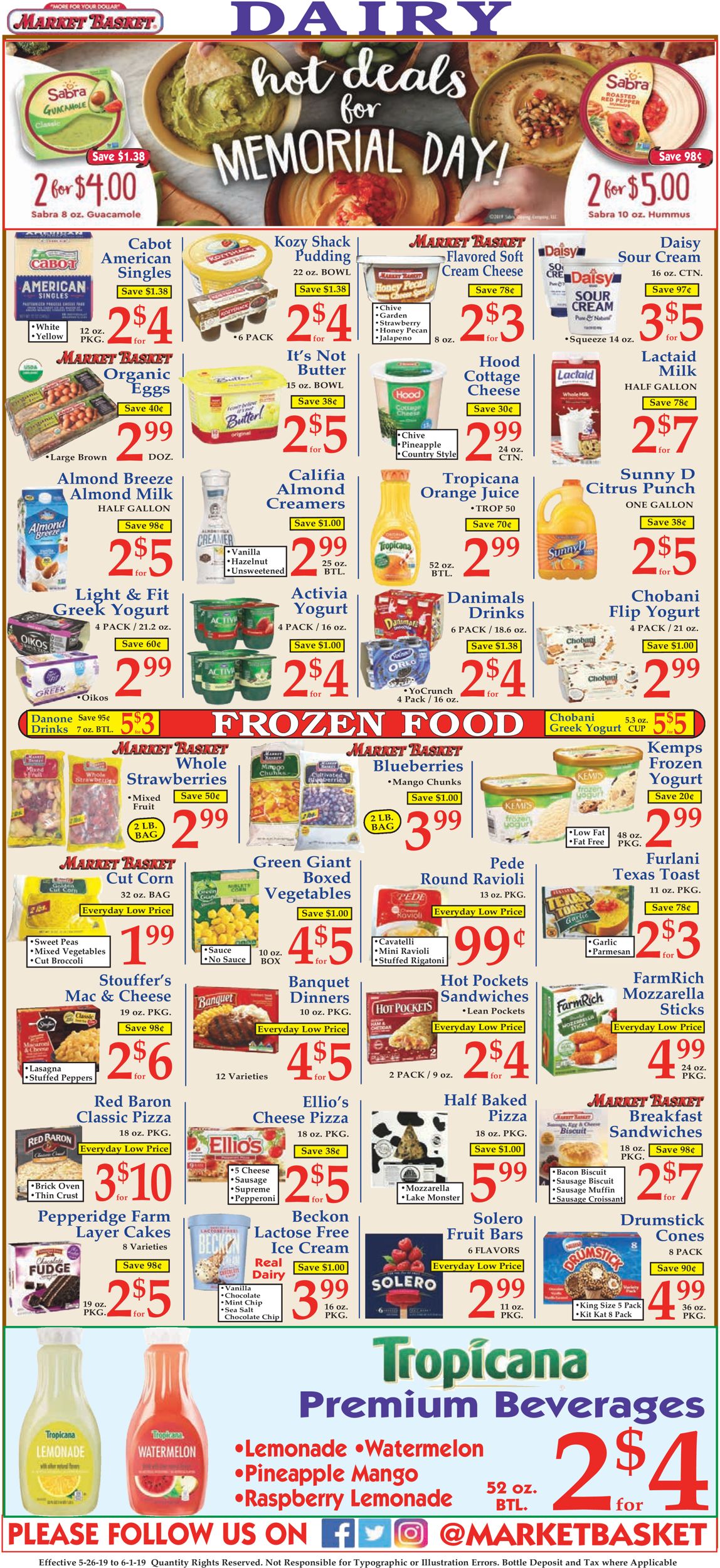 Catalogue Market Basket from 05/26/2019