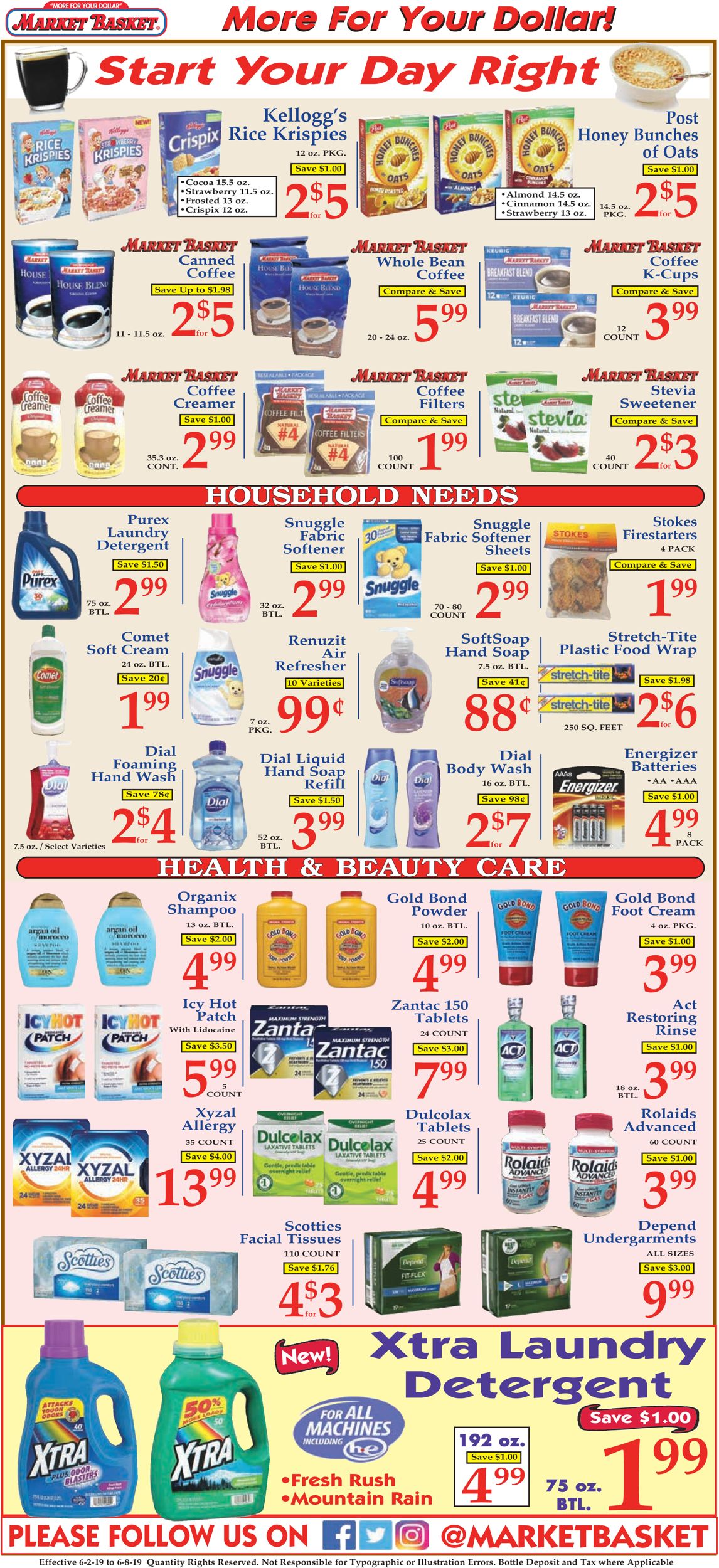 Catalogue Market Basket from 06/02/2019