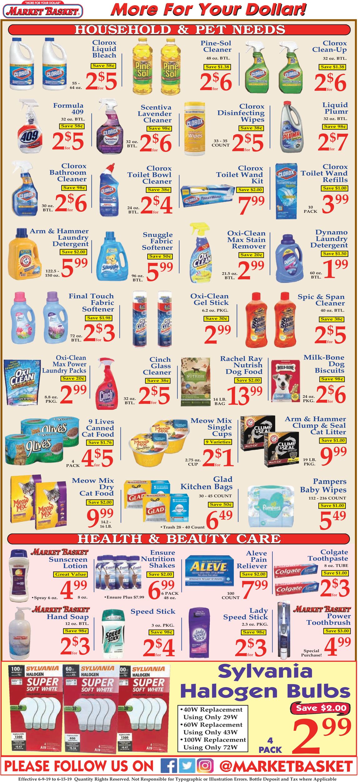 Catalogue Market Basket from 06/09/2019