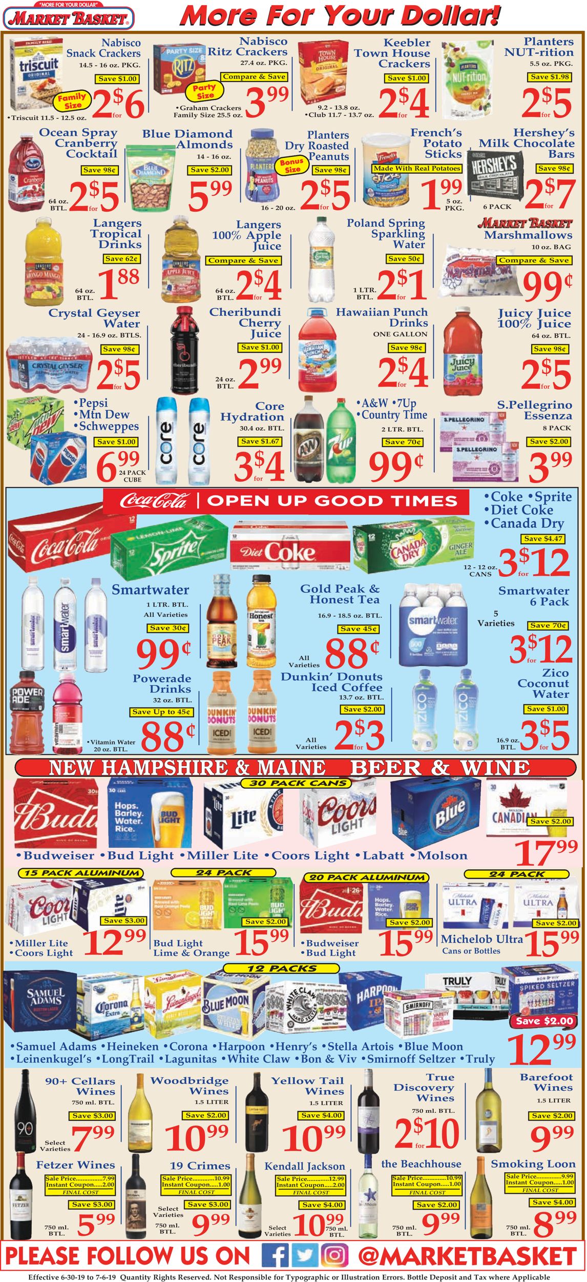 Catalogue Market Basket from 06/30/2019