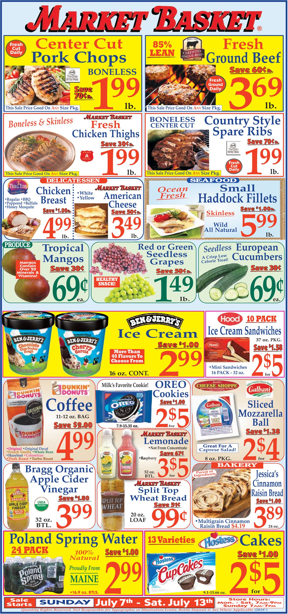 Catalogue Market Basket from 07/07/2019