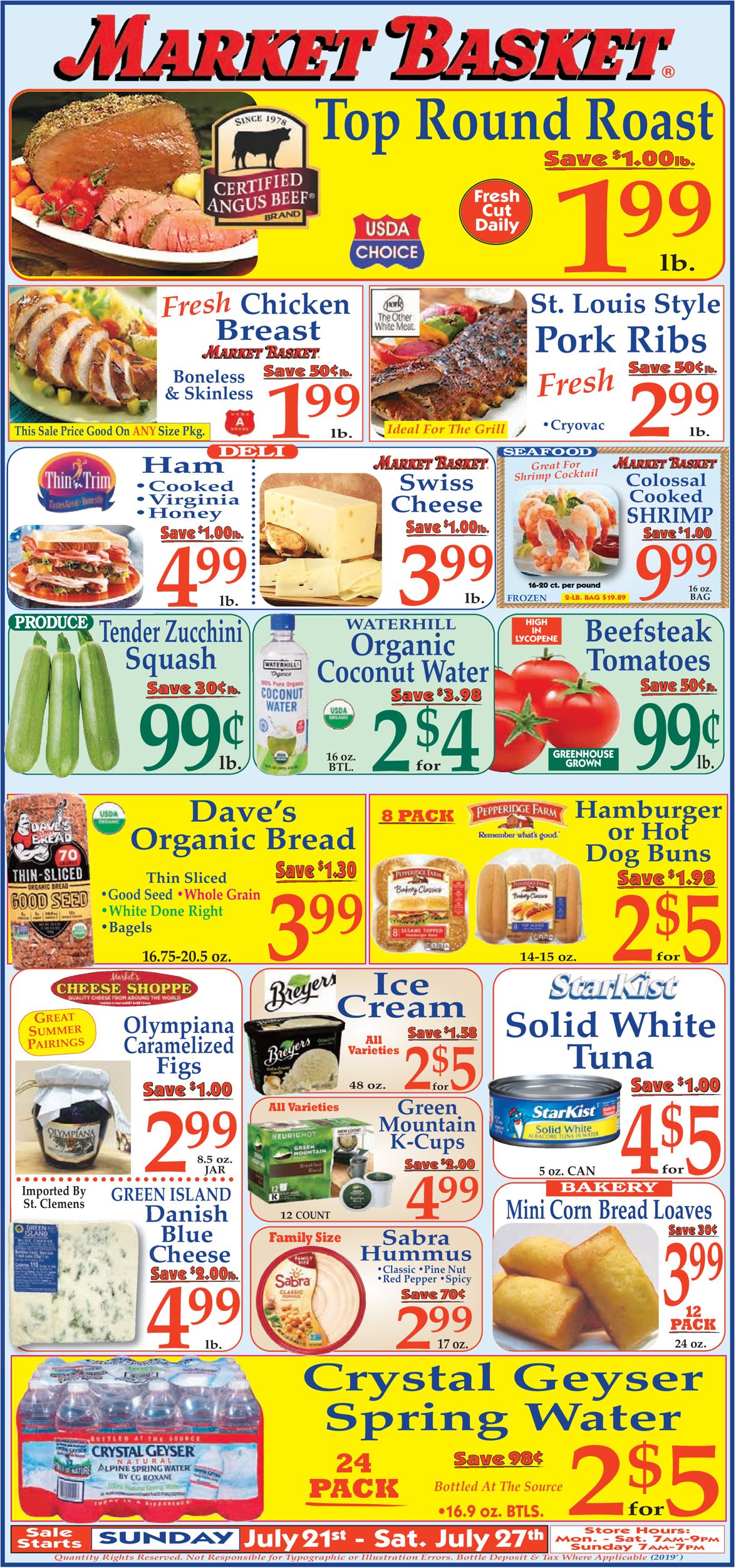 Catalogue Market Basket from 07/21/2019