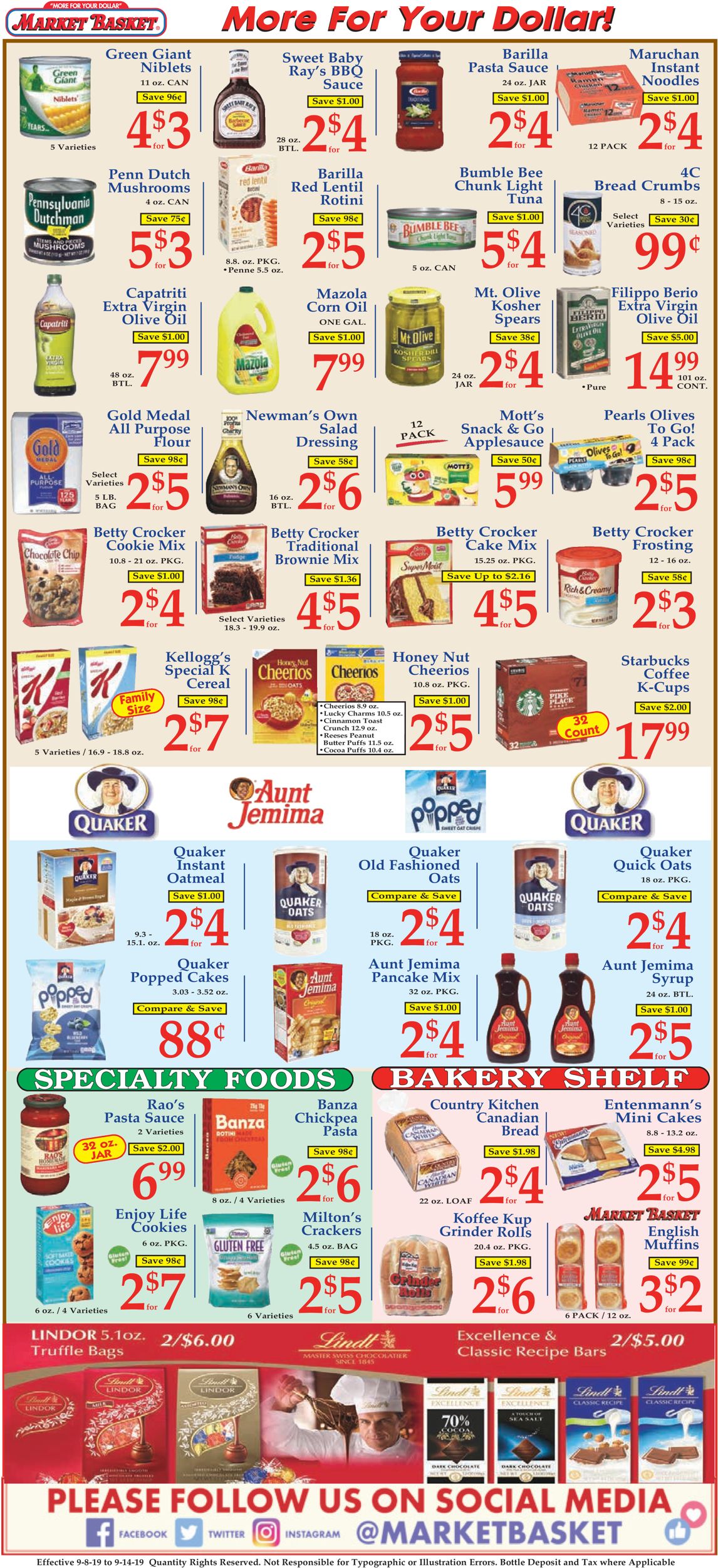 Catalogue Market Basket from 09/08/2019