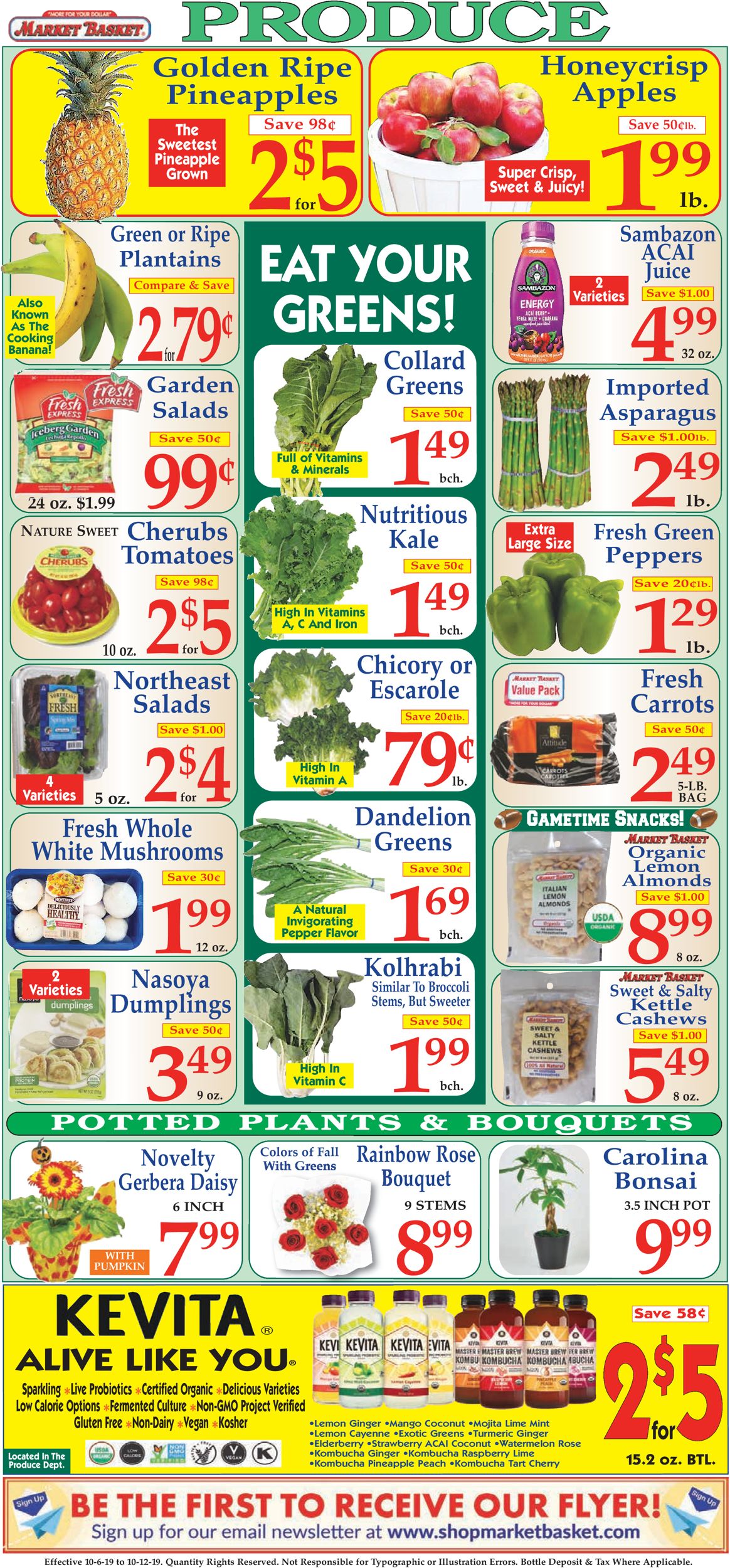 Catalogue Market Basket from 10/06/2019