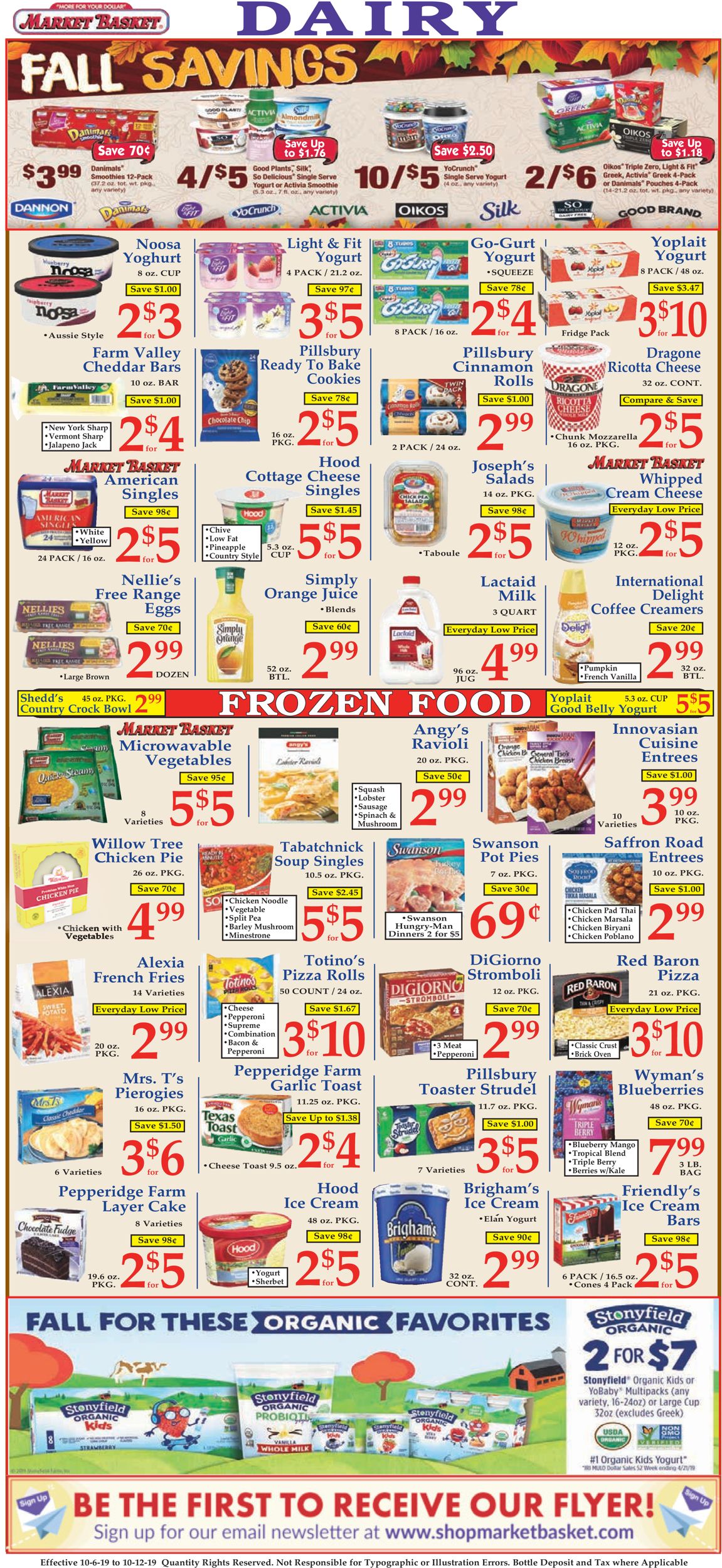 Catalogue Market Basket from 10/06/2019