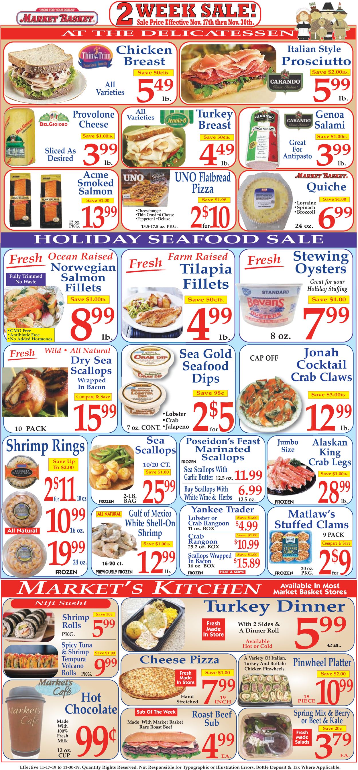 Catalogue Market Basket - Thanksgiving Ad 2019 from 11/17/2019