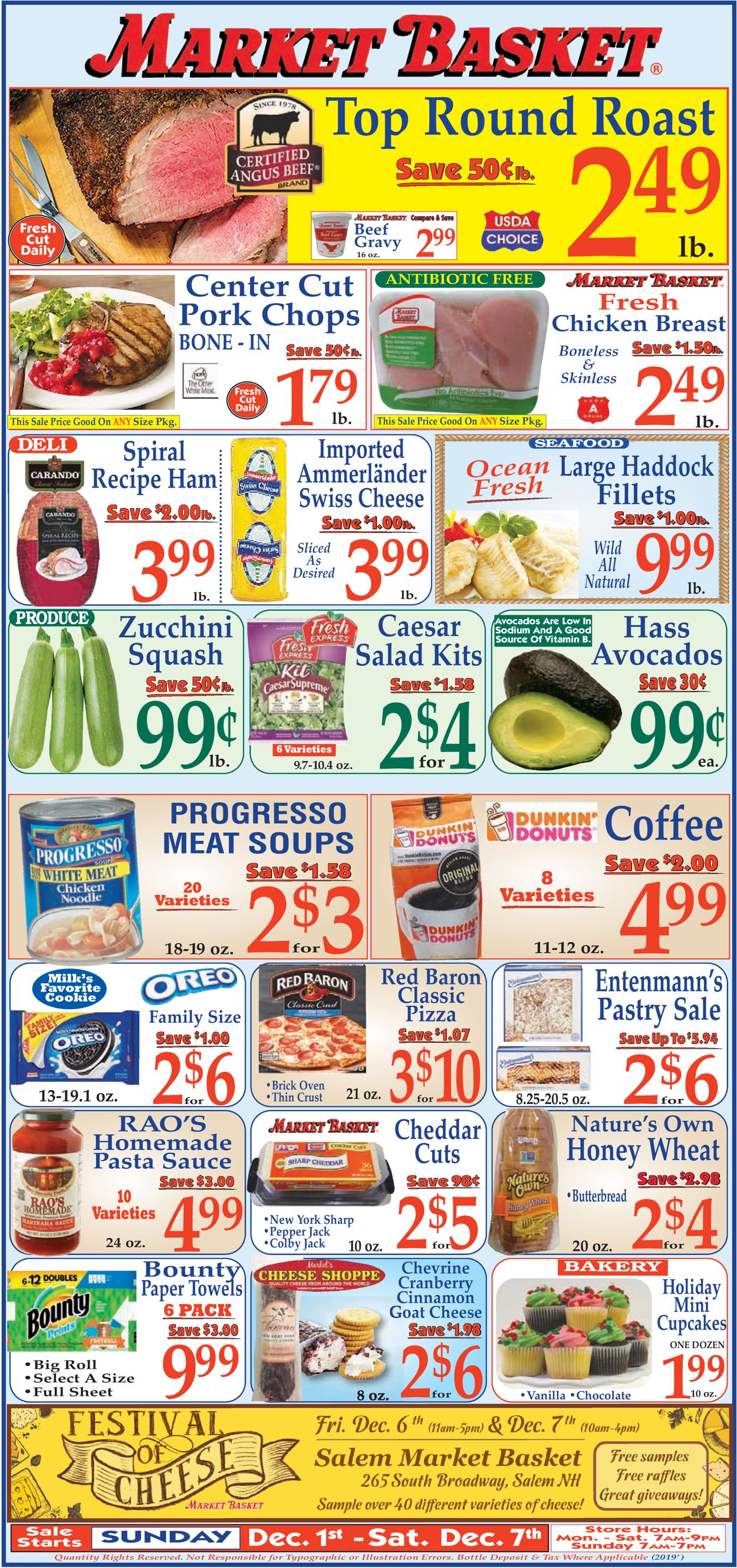 Catalogue Market Basket from 12/01/2019