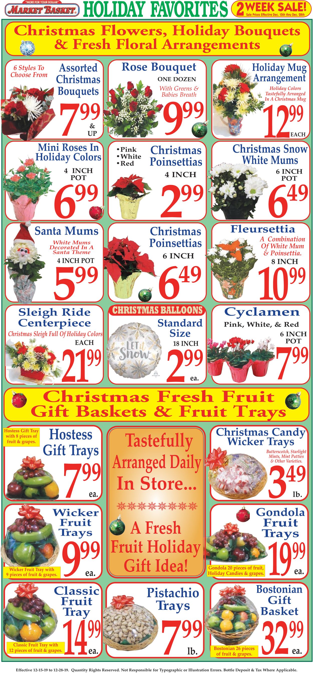 Catalogue Market Basket - Christmas Ad 2019 from 12/15/2019