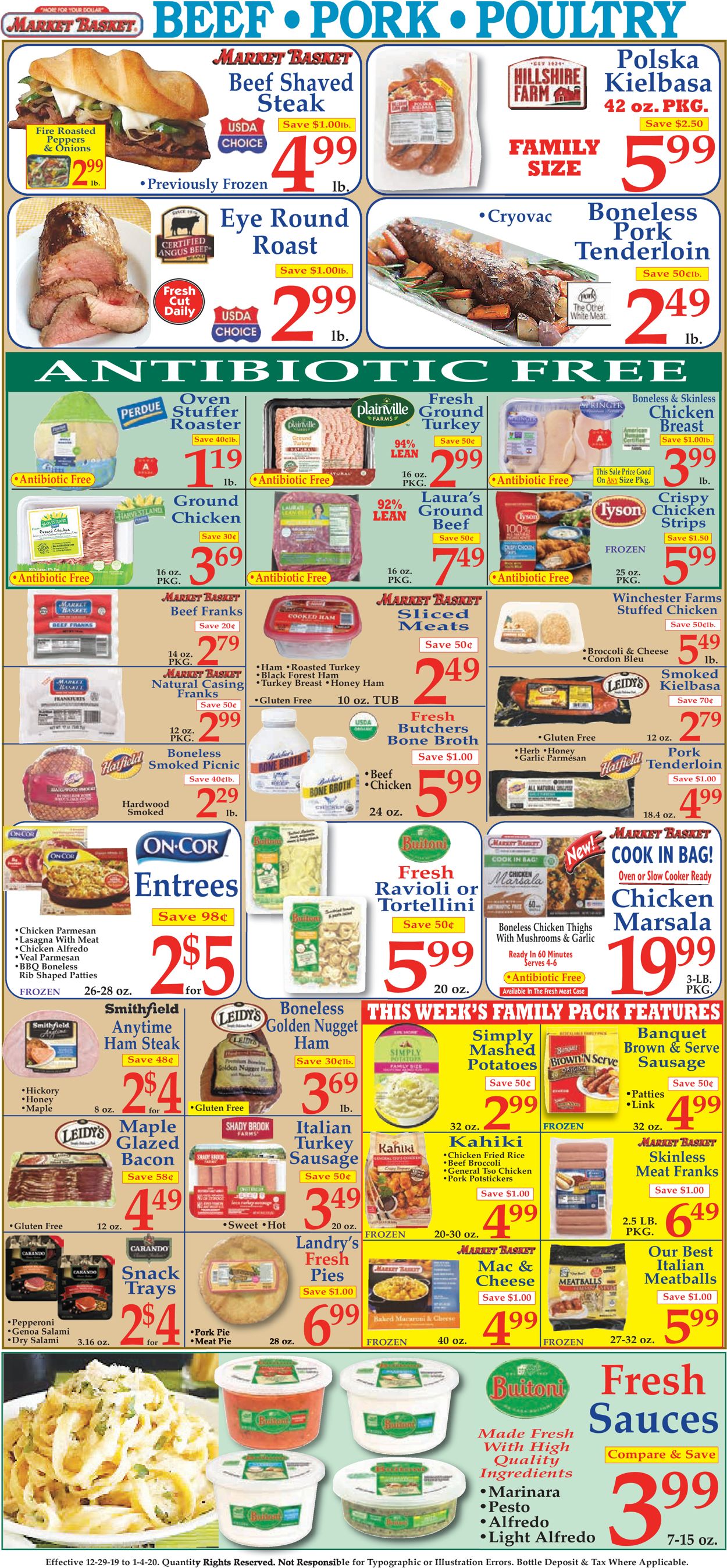 Catalogue Market Basket - New Year's Ad 2019/2020 from 12/29/2019
