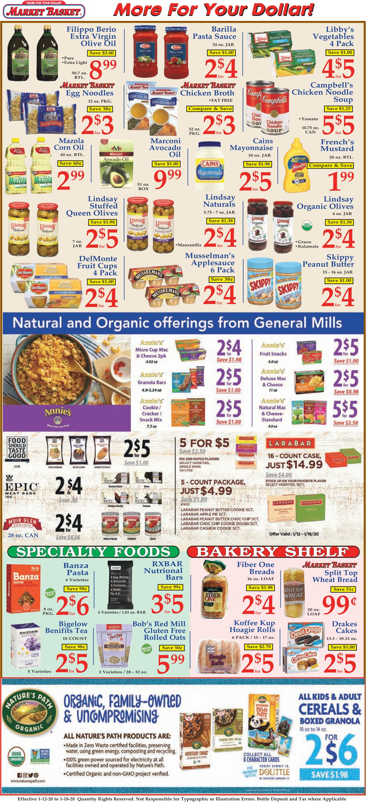 Catalogue Market Basket from 01/12/2020