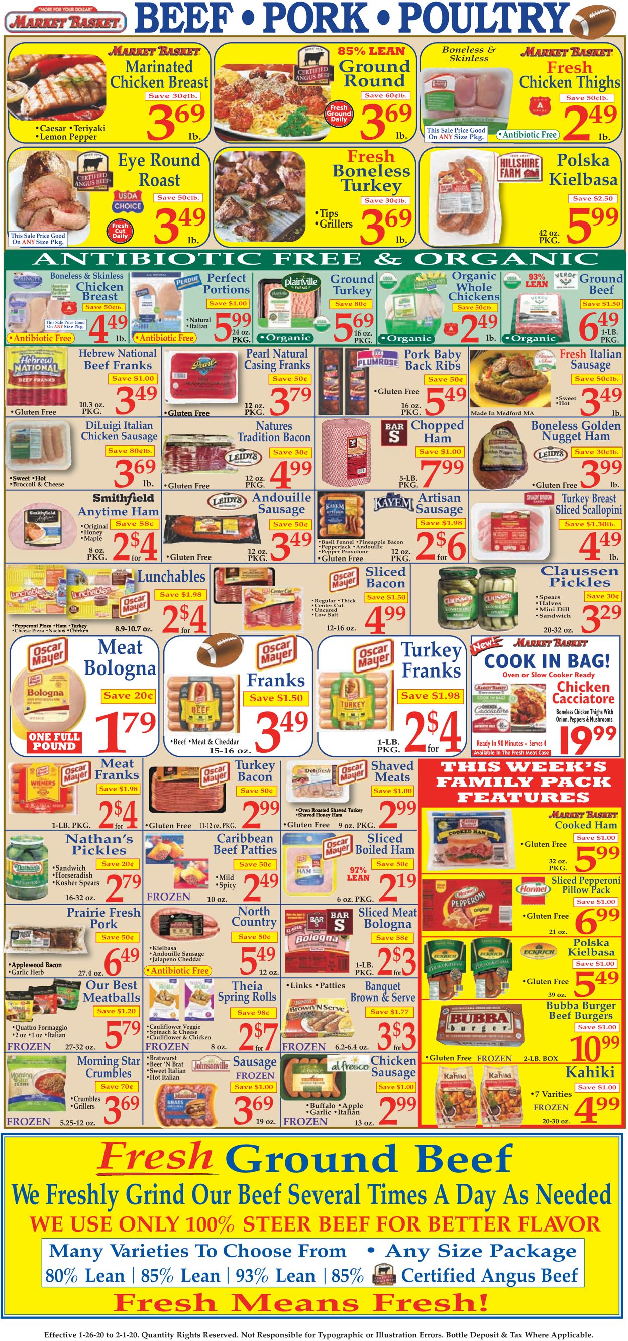 Catalogue Market Basket from 01/26/2020