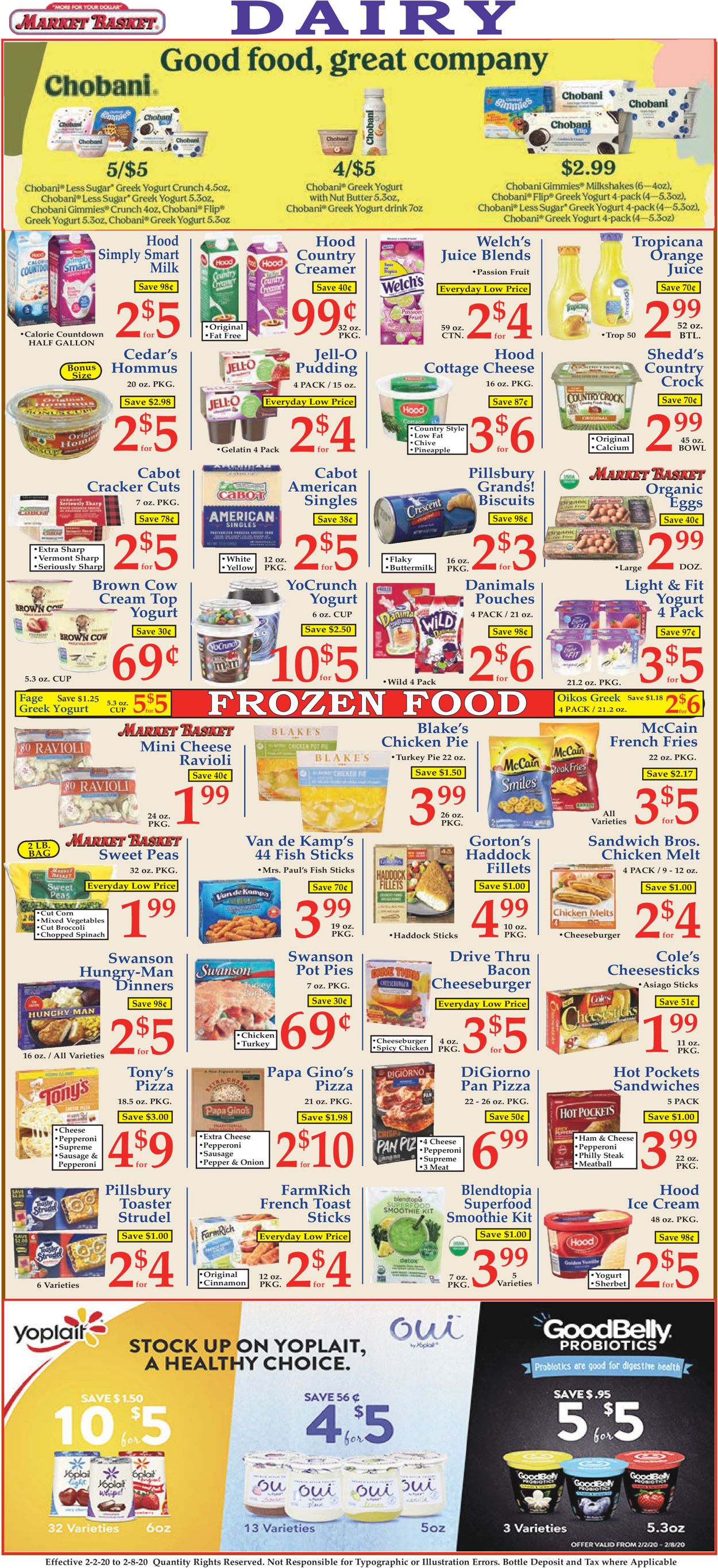 Catalogue Market Basket from 02/02/2020