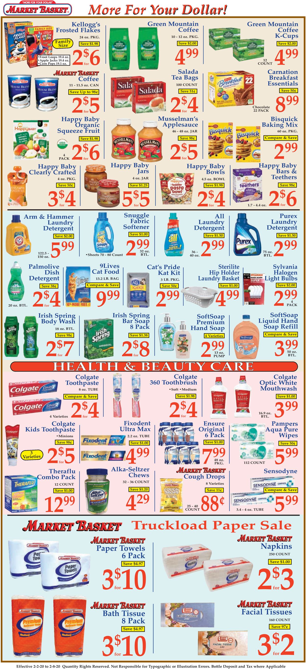 Catalogue Market Basket from 02/02/2020