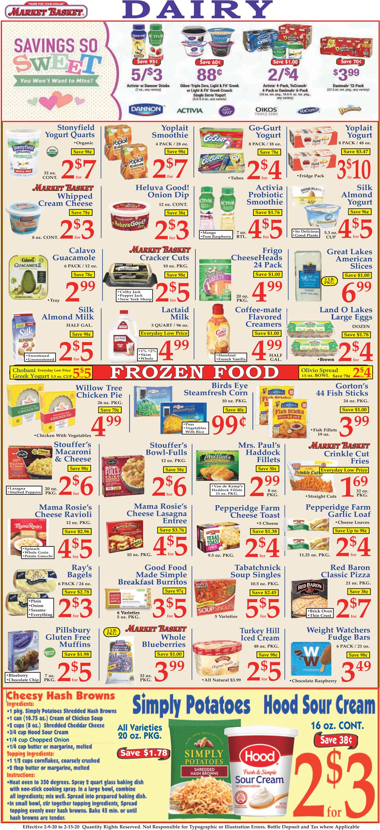 Catalogue Market Basket from 02/09/2020