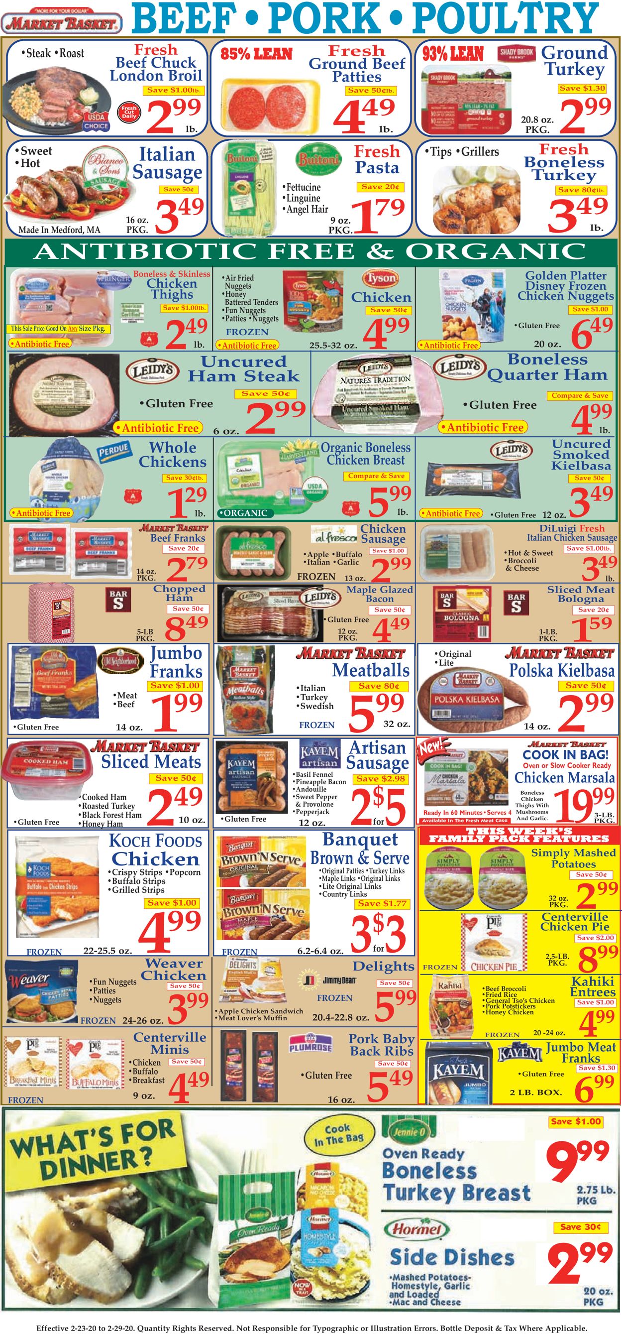 Catalogue Market Basket from 02/23/2020