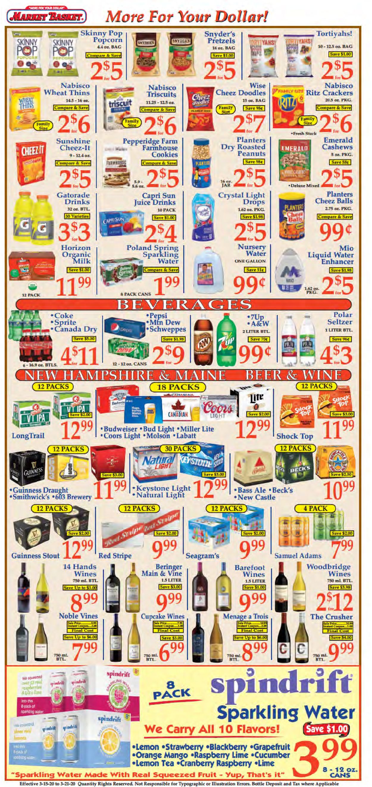 Catalogue Market Basket from 03/15/2020