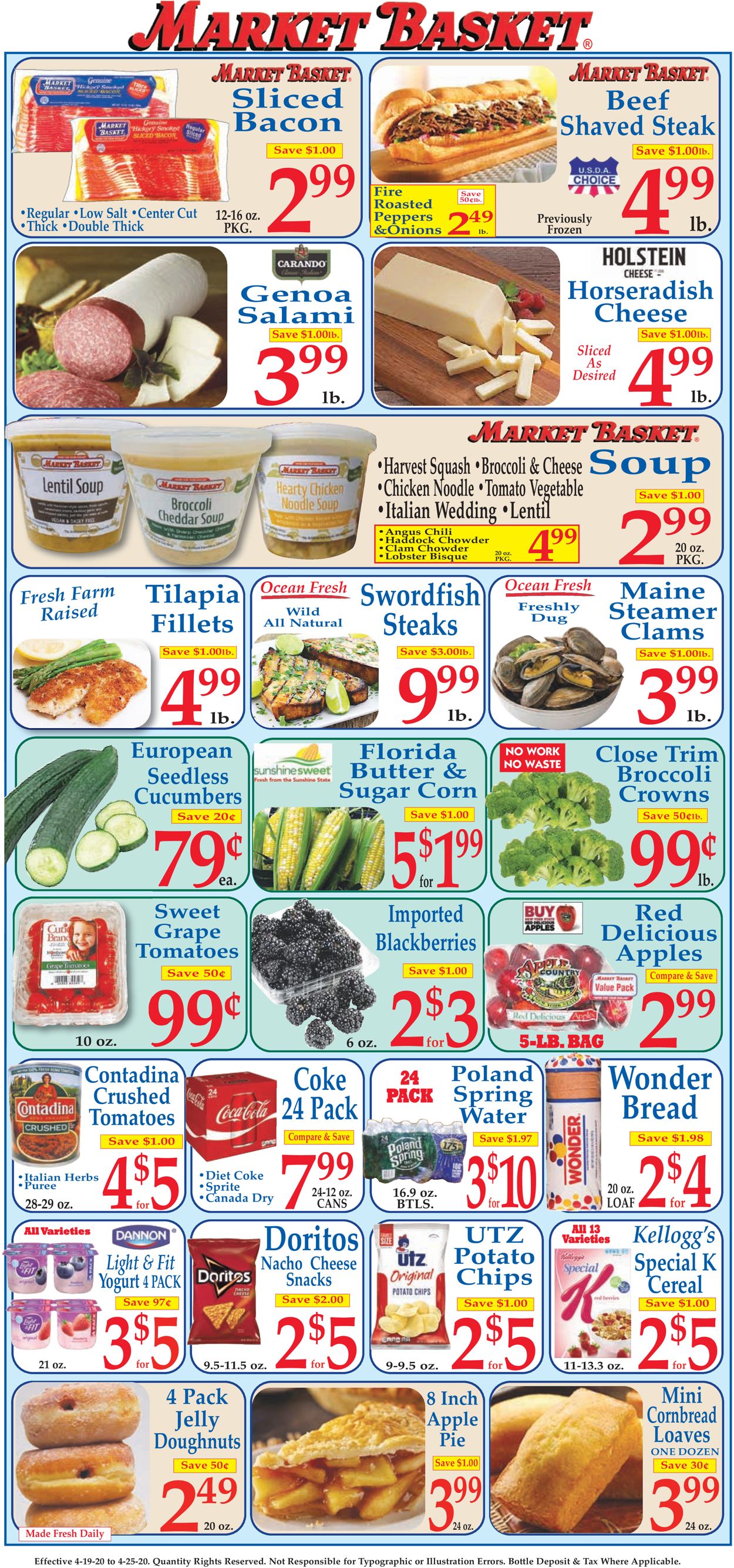 Catalogue Market Basket from 04/19/2020