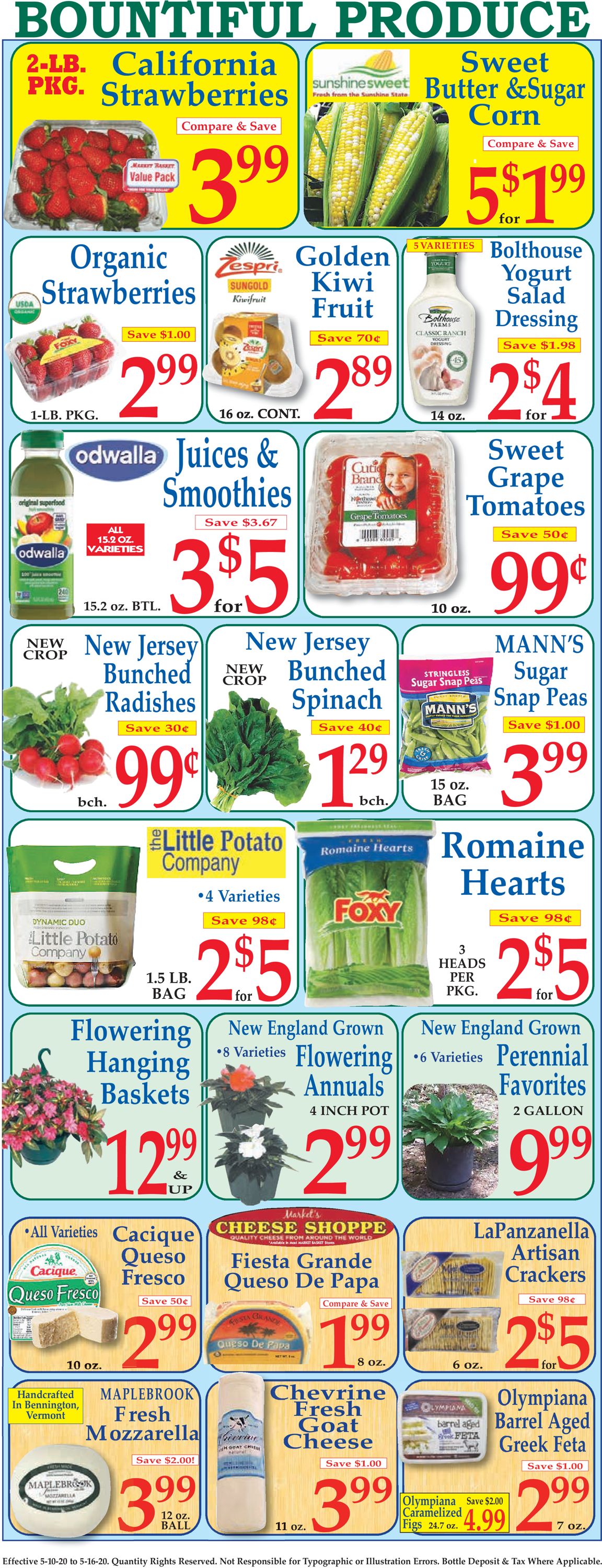 Catalogue Market Basket from 05/10/2020