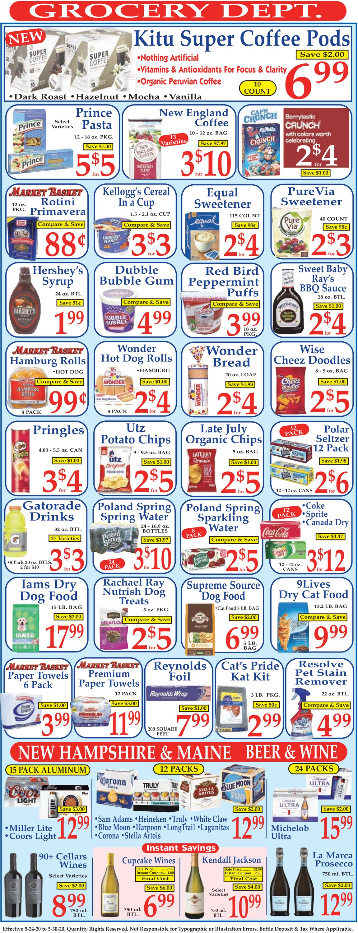 Catalogue Market Basket from 05/24/2020