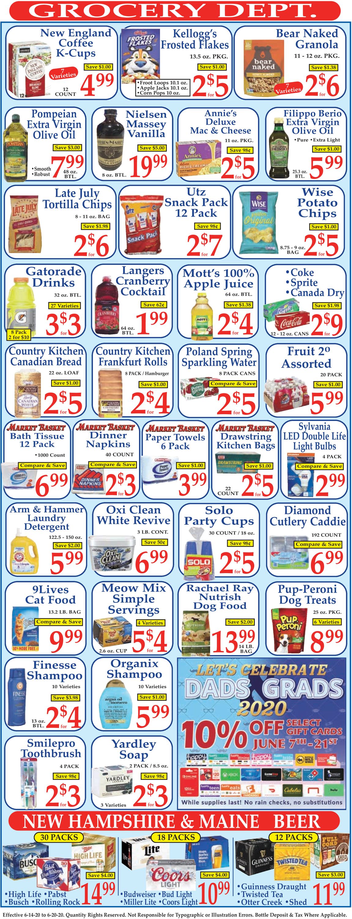 Catalogue Market Basket from 06/14/2020