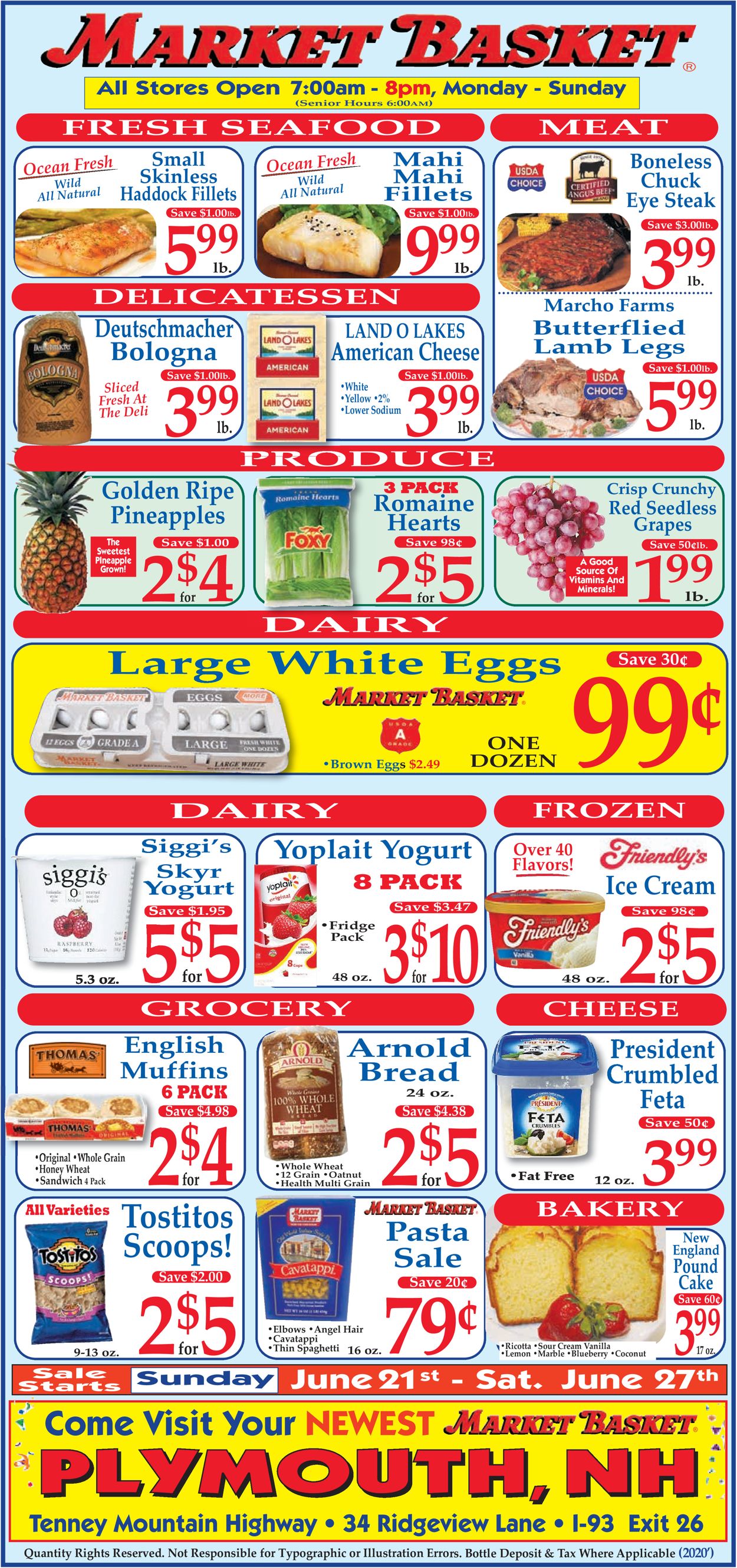 Catalogue Market Basket from 06/21/2020