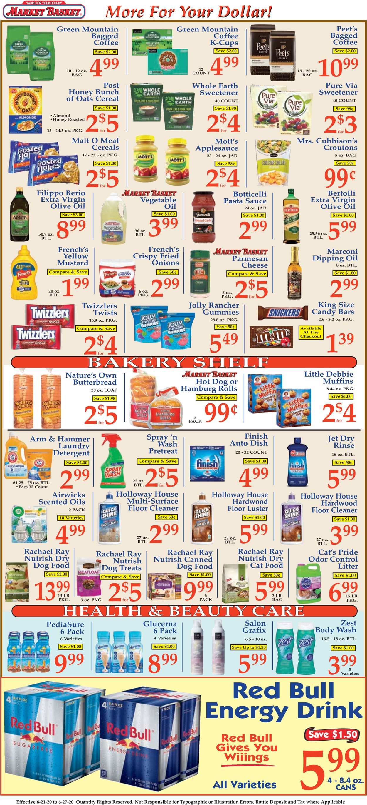 Catalogue Market Basket from 06/21/2020
