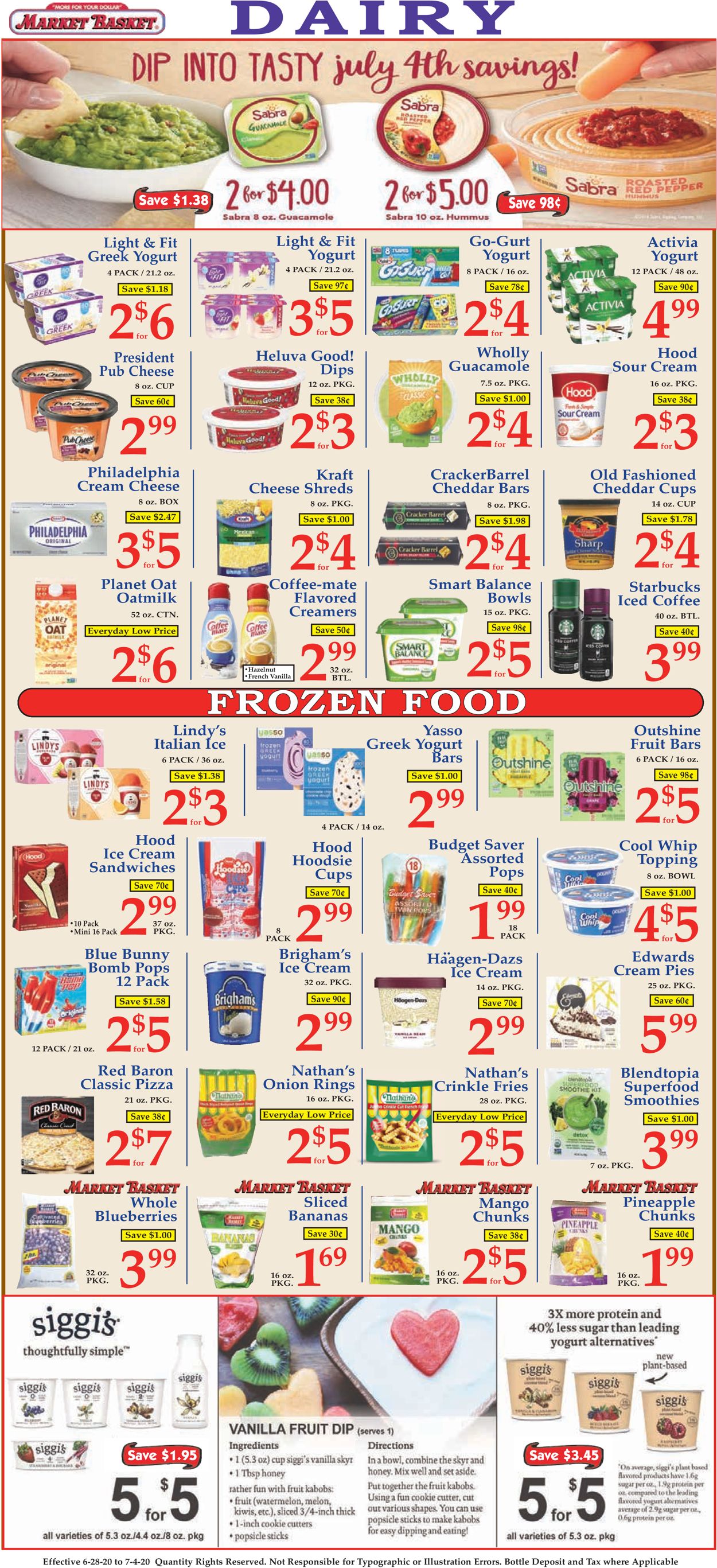 Catalogue Market Basket from 06/28/2020