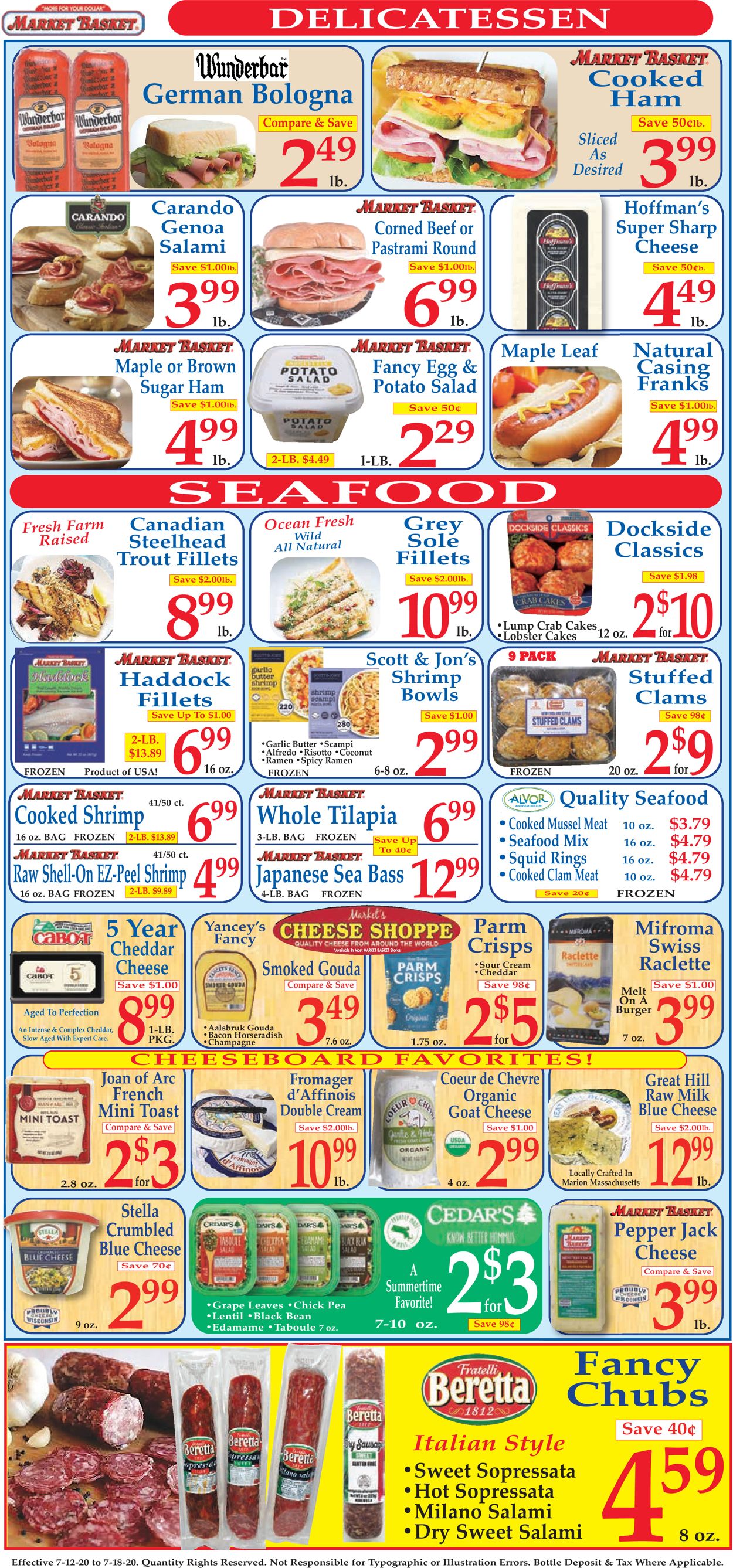 Catalogue Market Basket from 07/12/2020