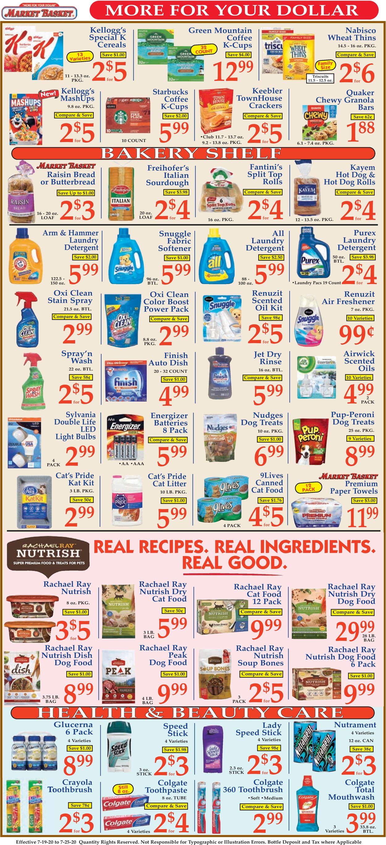 Catalogue Market Basket from 07/19/2020