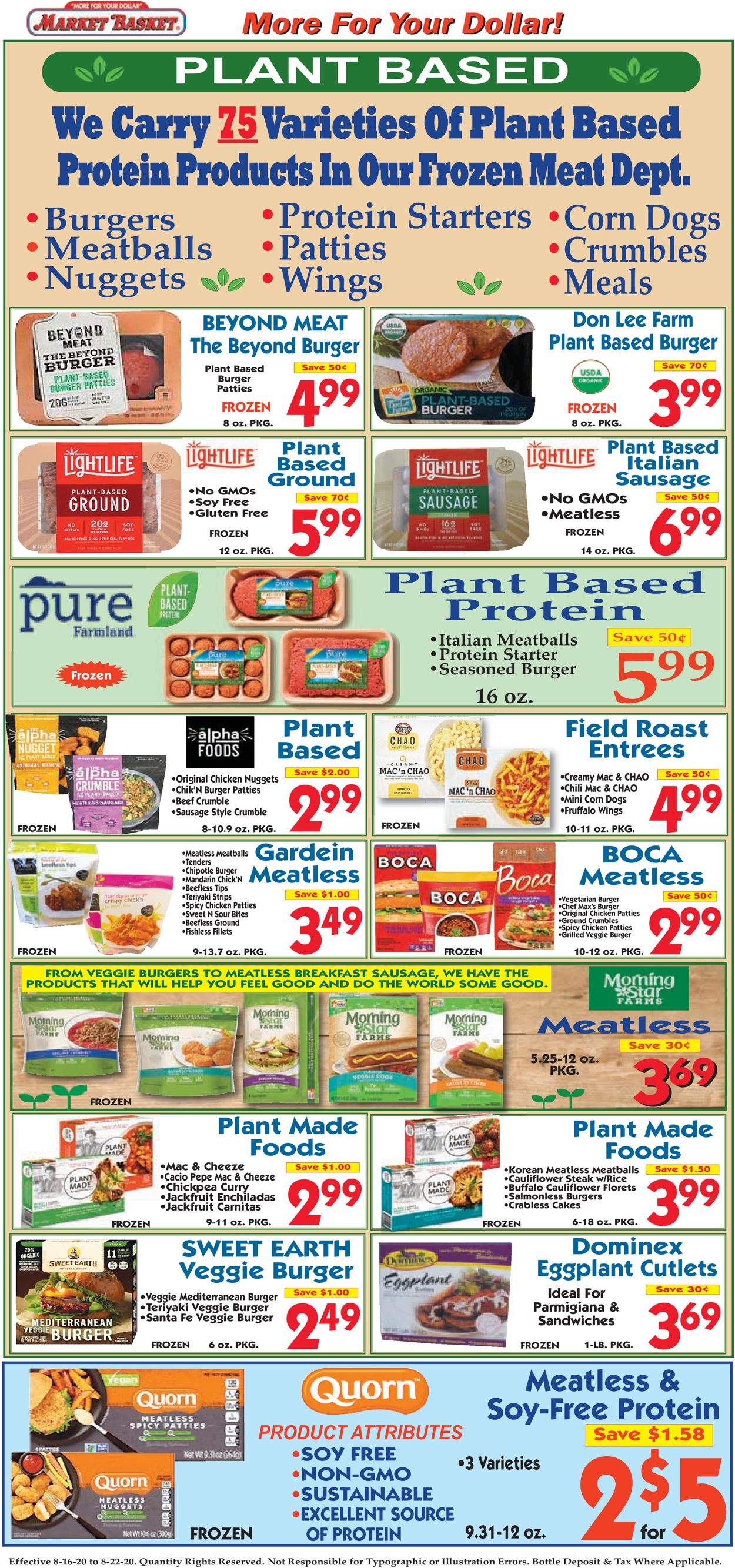 Catalogue Market Basket from 08/16/2020