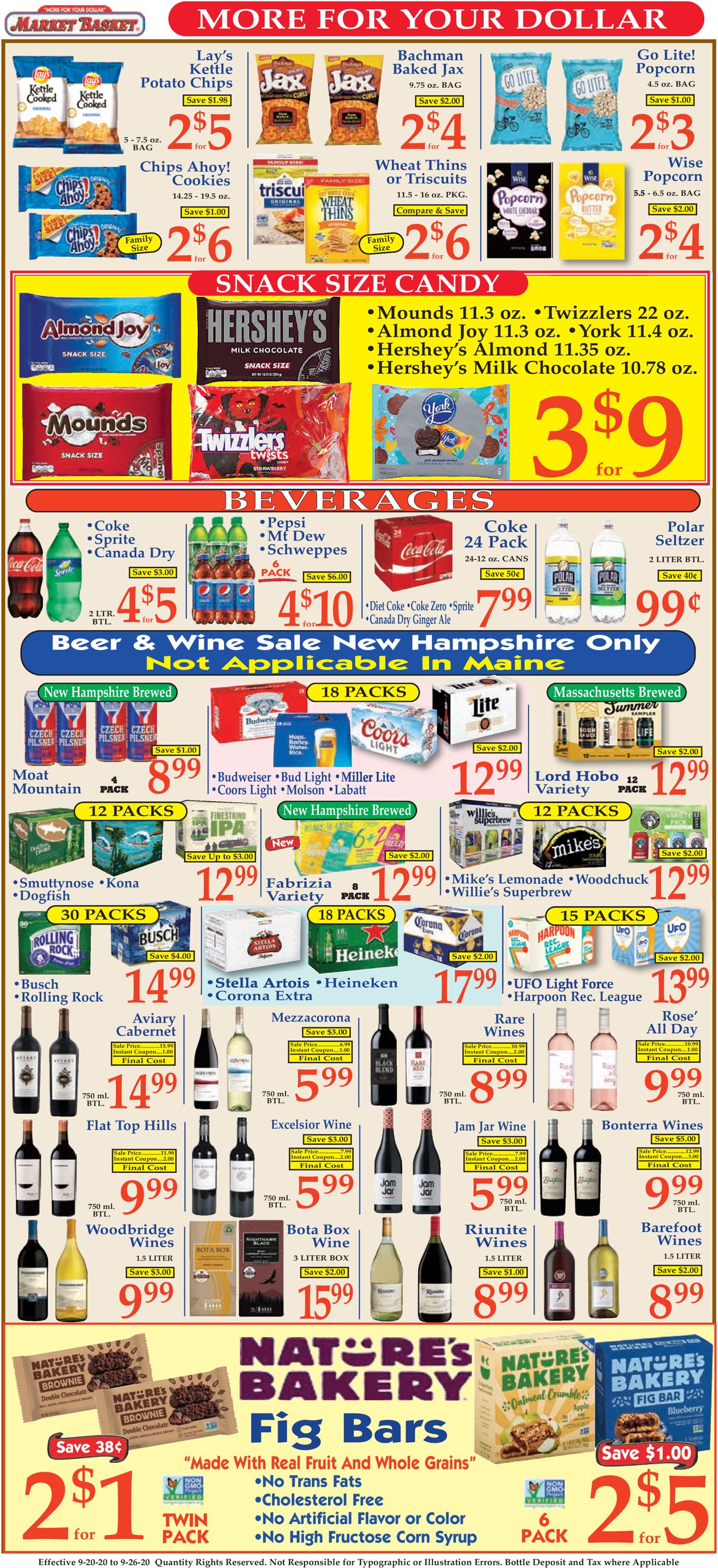Catalogue Market Basket from 09/20/2020