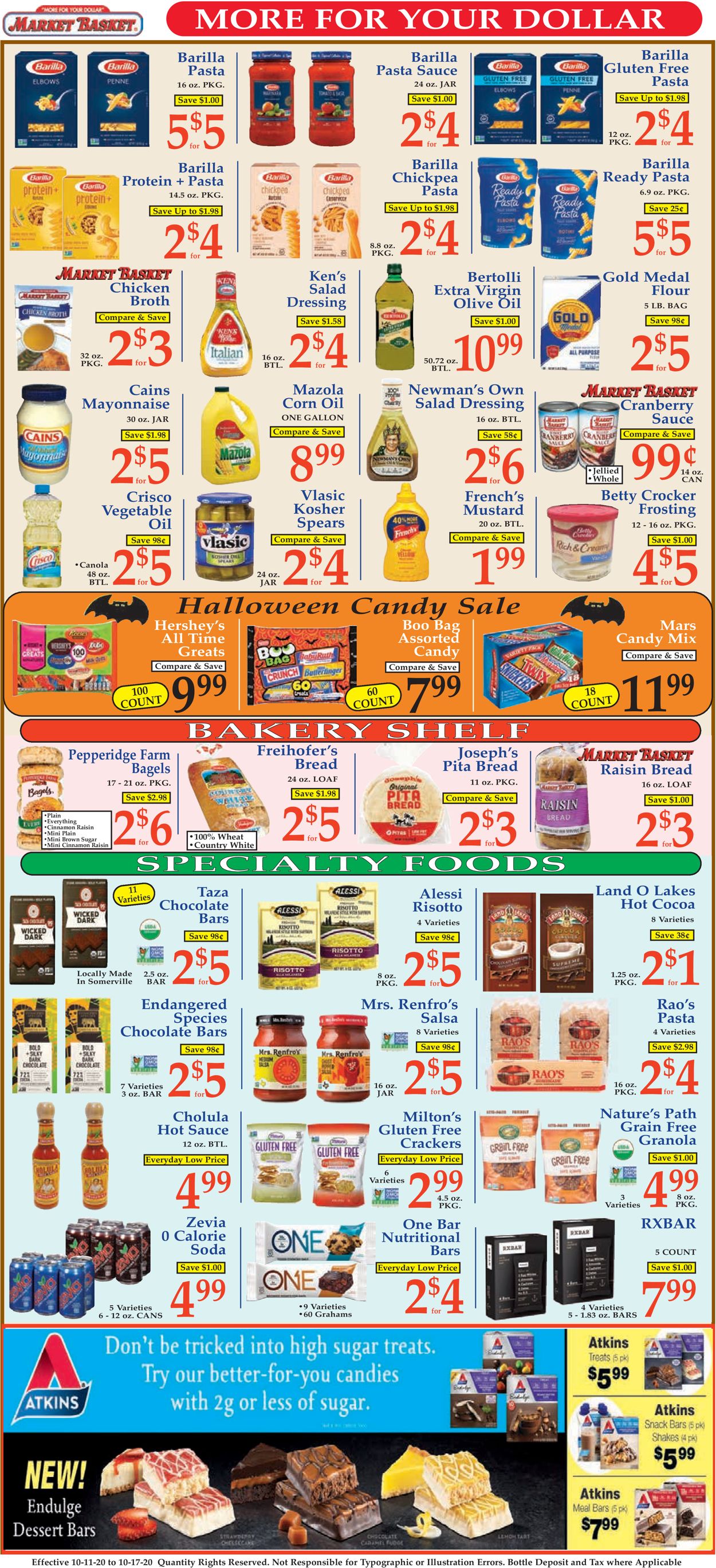 Catalogue Market Basket from 10/09/2020