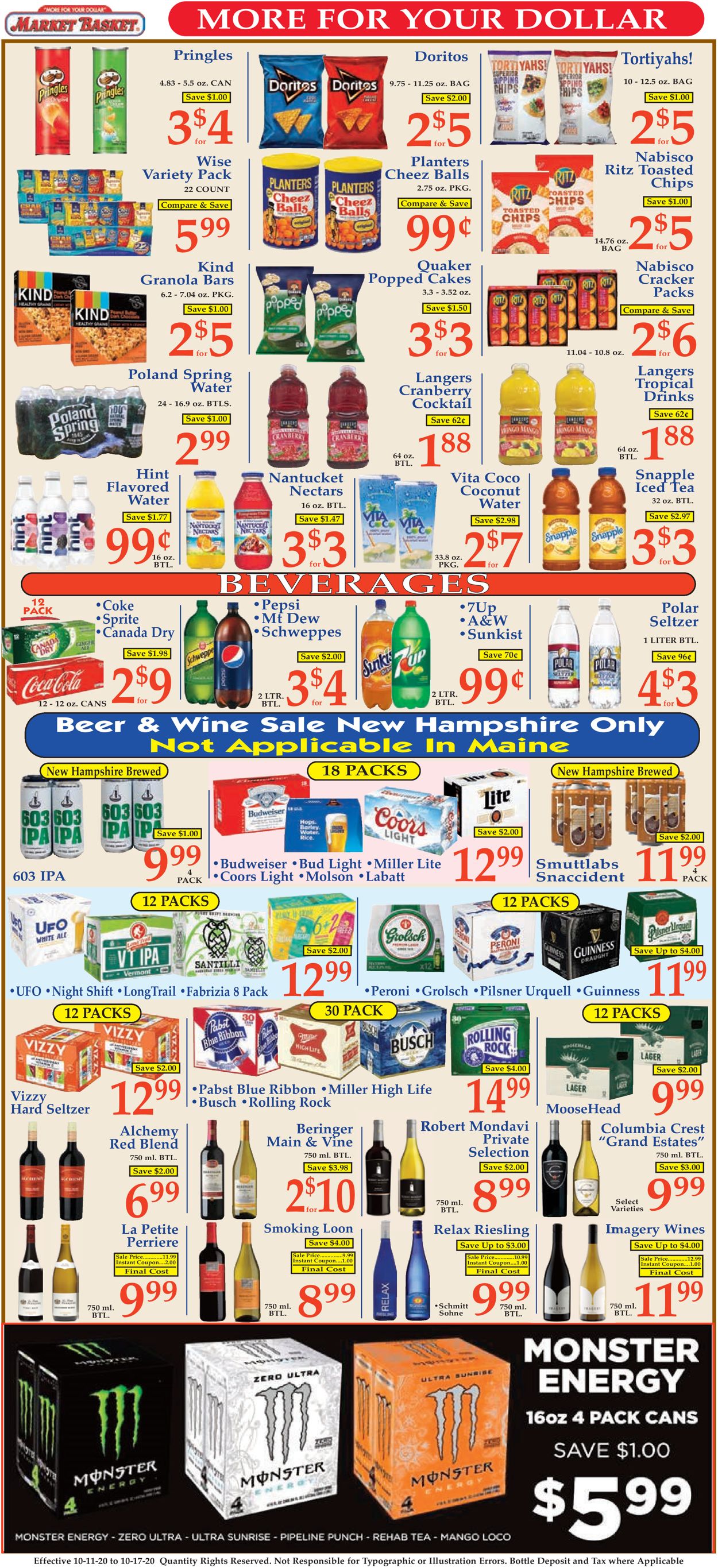 Catalogue Market Basket from 10/09/2020