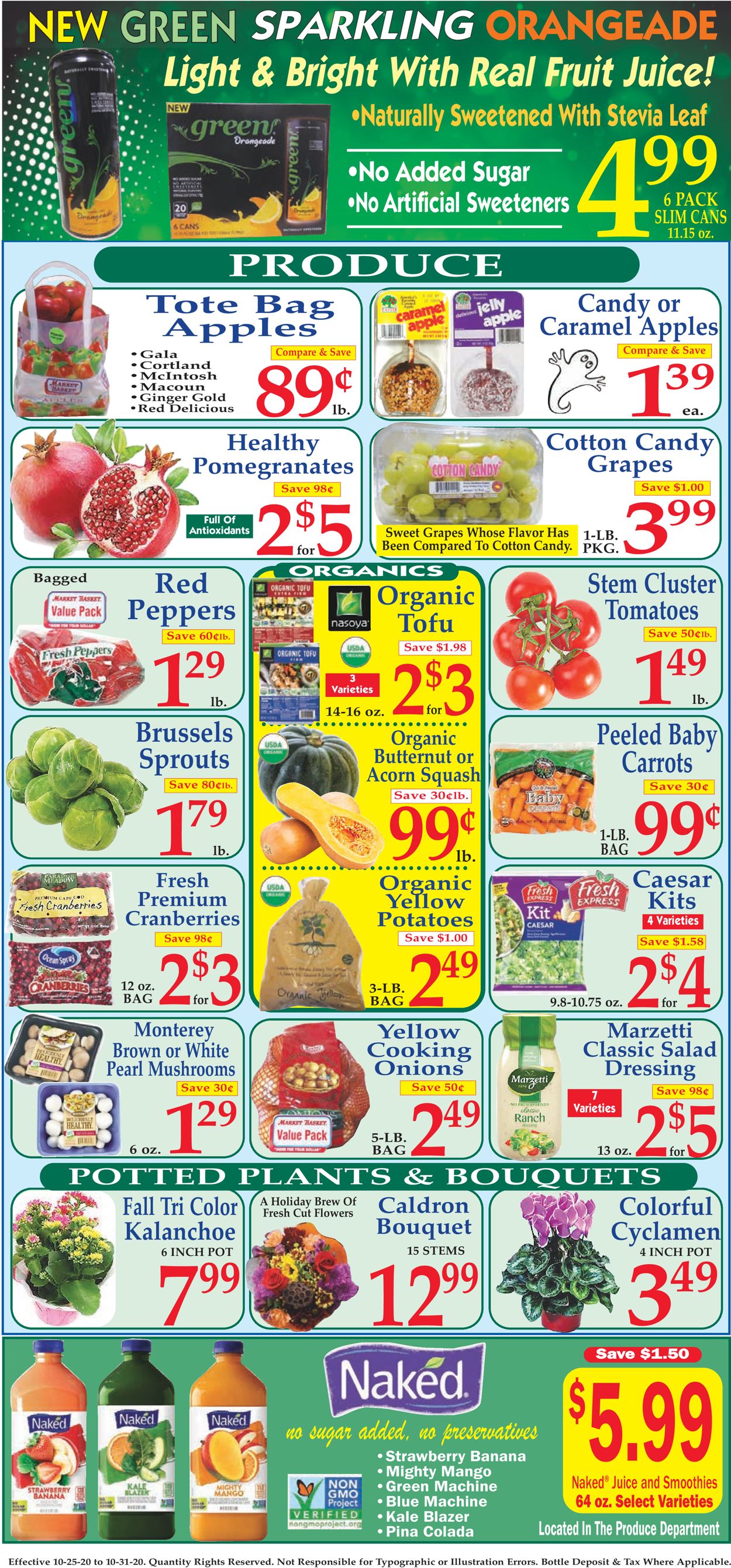 Catalogue Market Basket from 10/25/2020