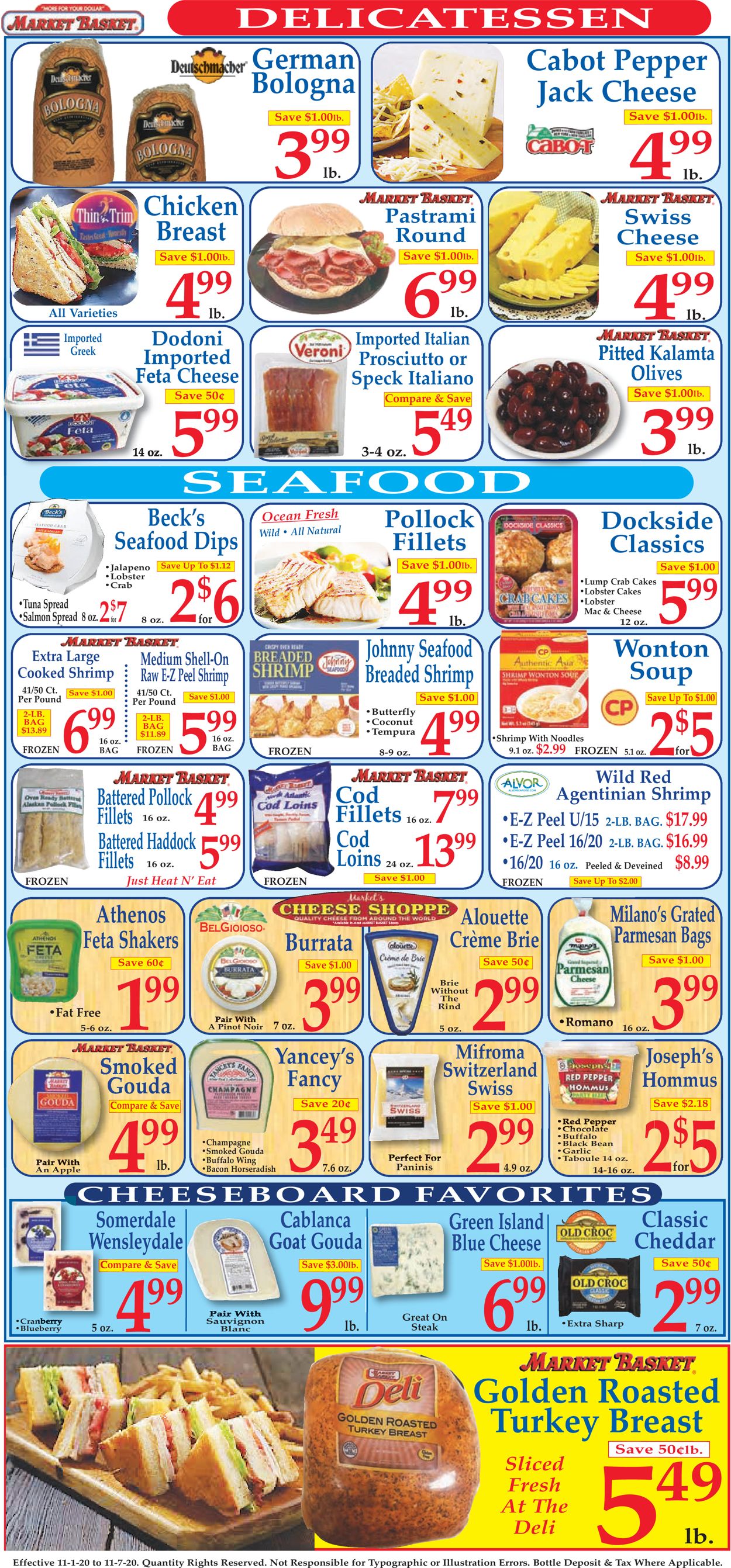 Catalogue Market Basket from 11/01/2020