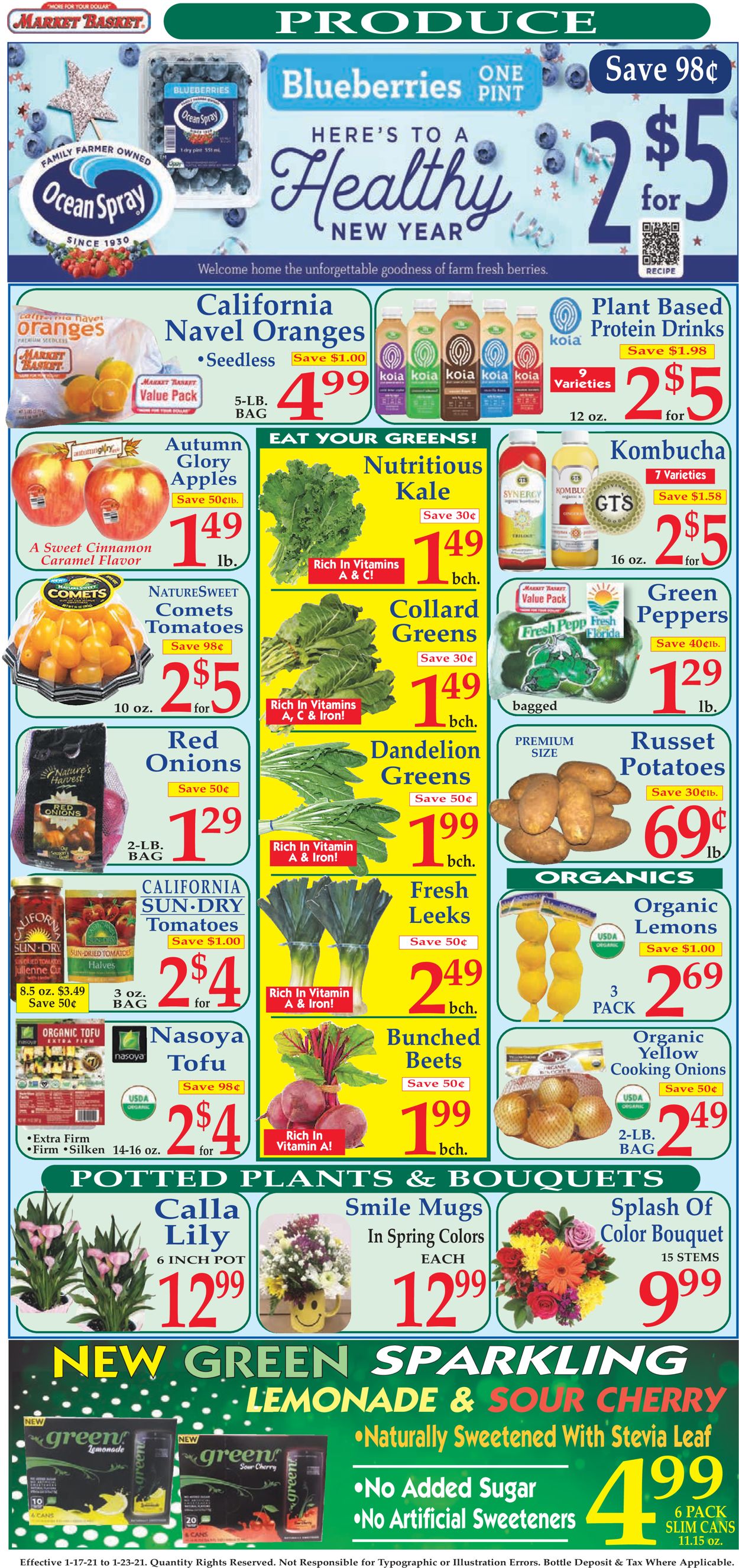 Catalogue Market Basket from 01/17/2021