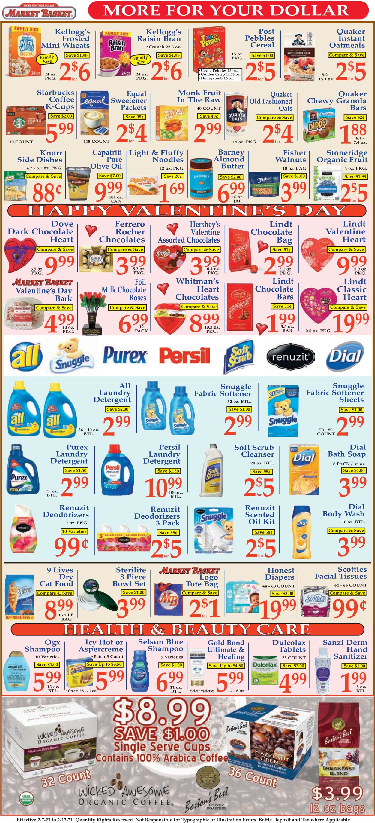 Catalogue Market Basket from 02/07/2021