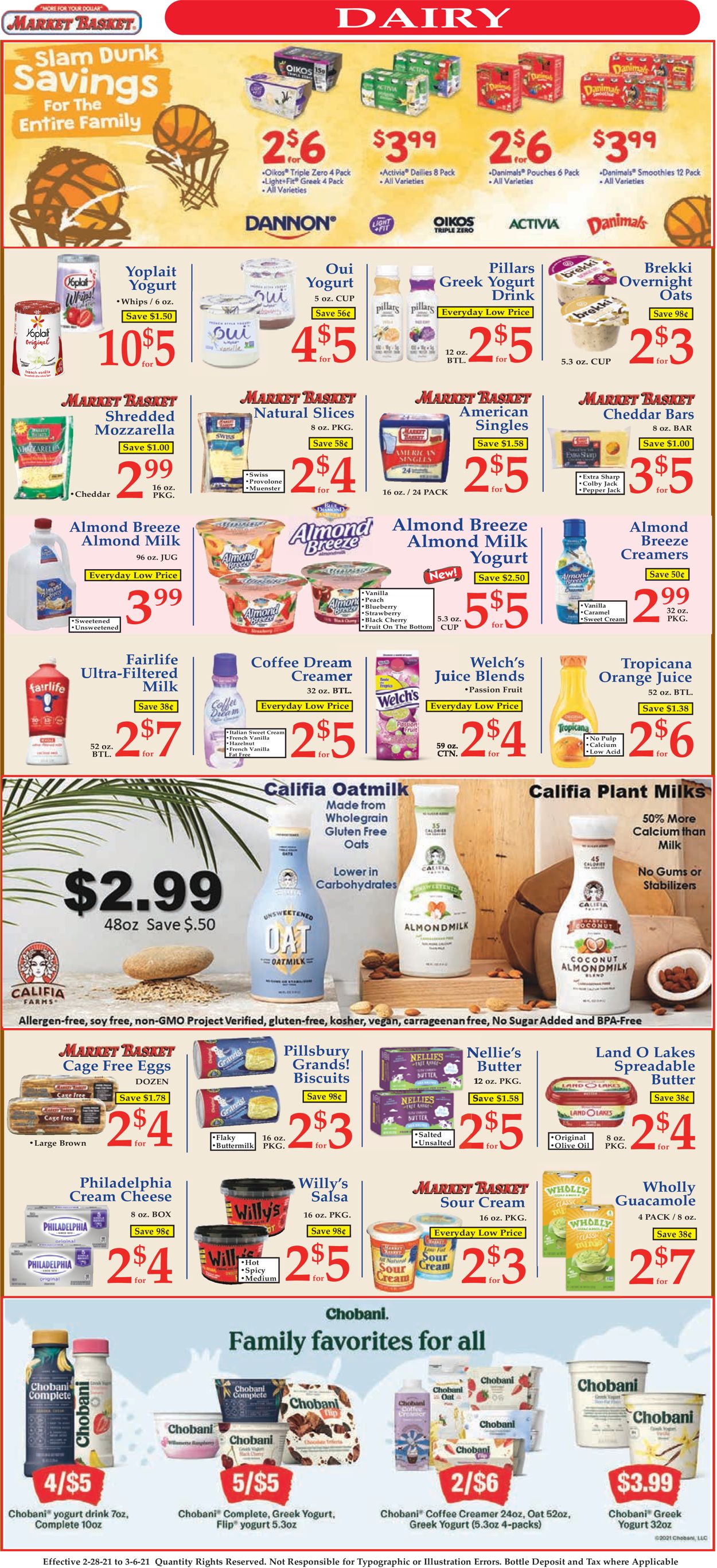 Catalogue Market Basket from 02/28/2021