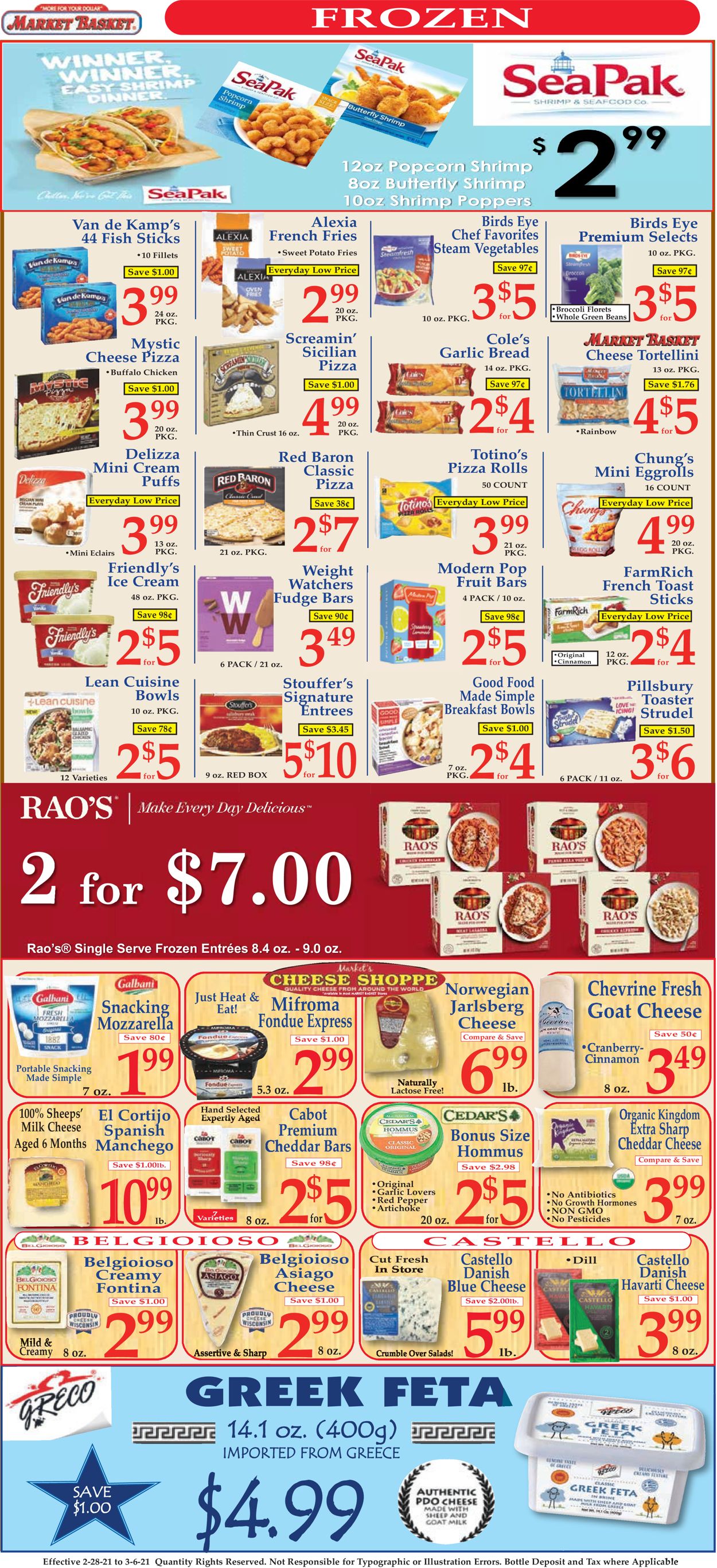 Catalogue Market Basket from 02/28/2021