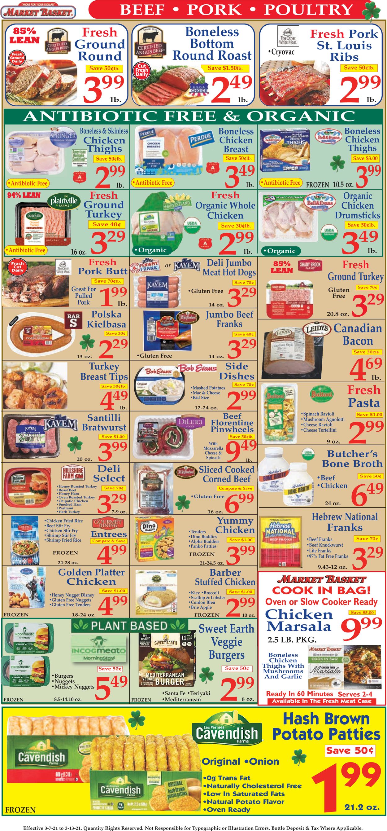 Catalogue Market Basket from 03/07/2021